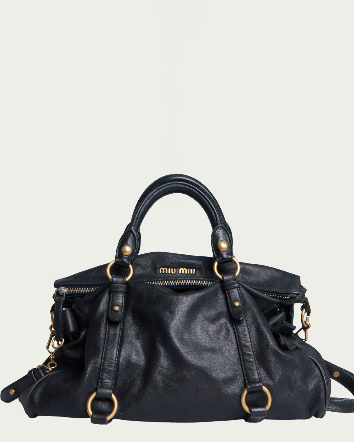 Miu Miu Vitello Lux Bow
