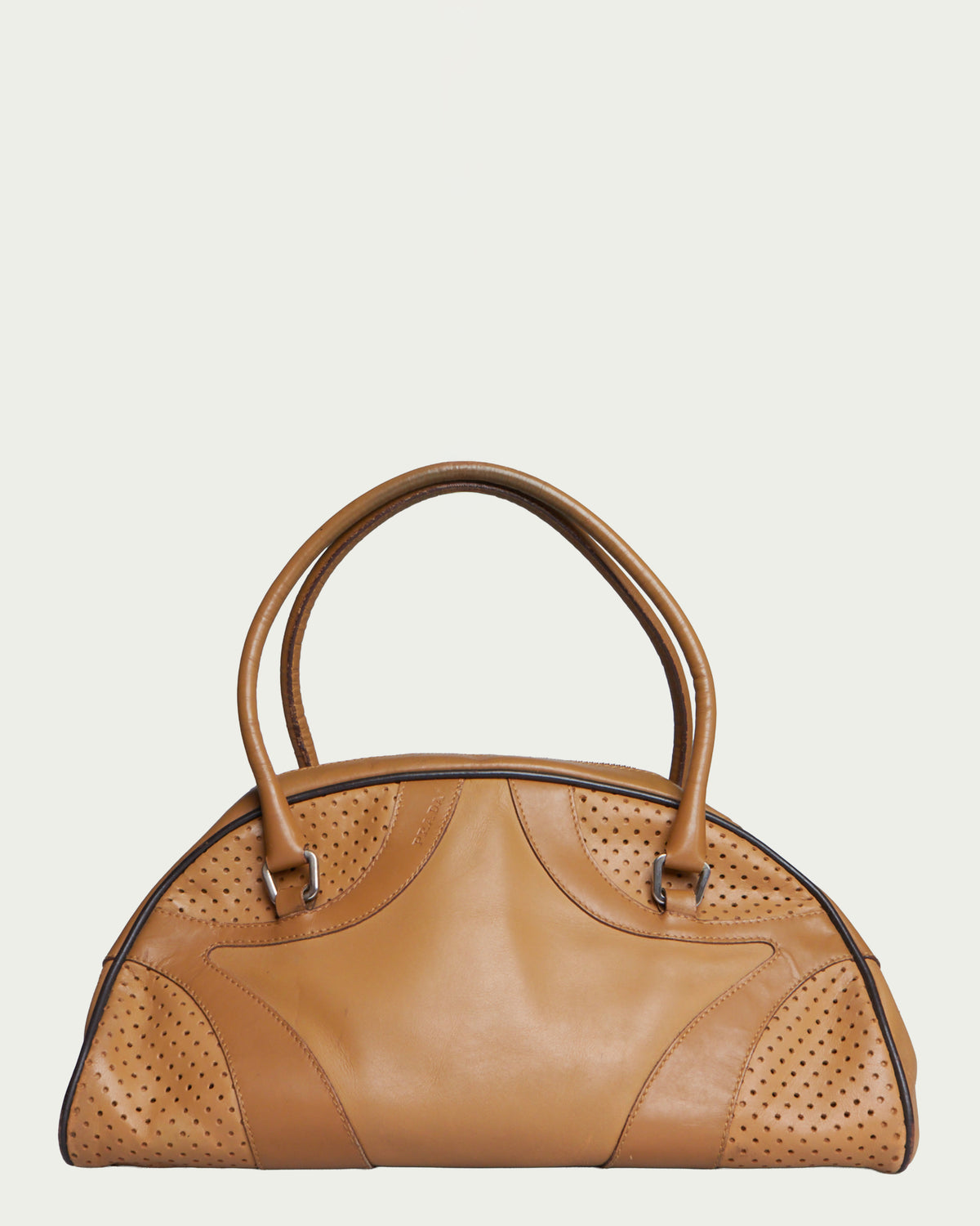 Prada Vitello Drive Bowling Bag