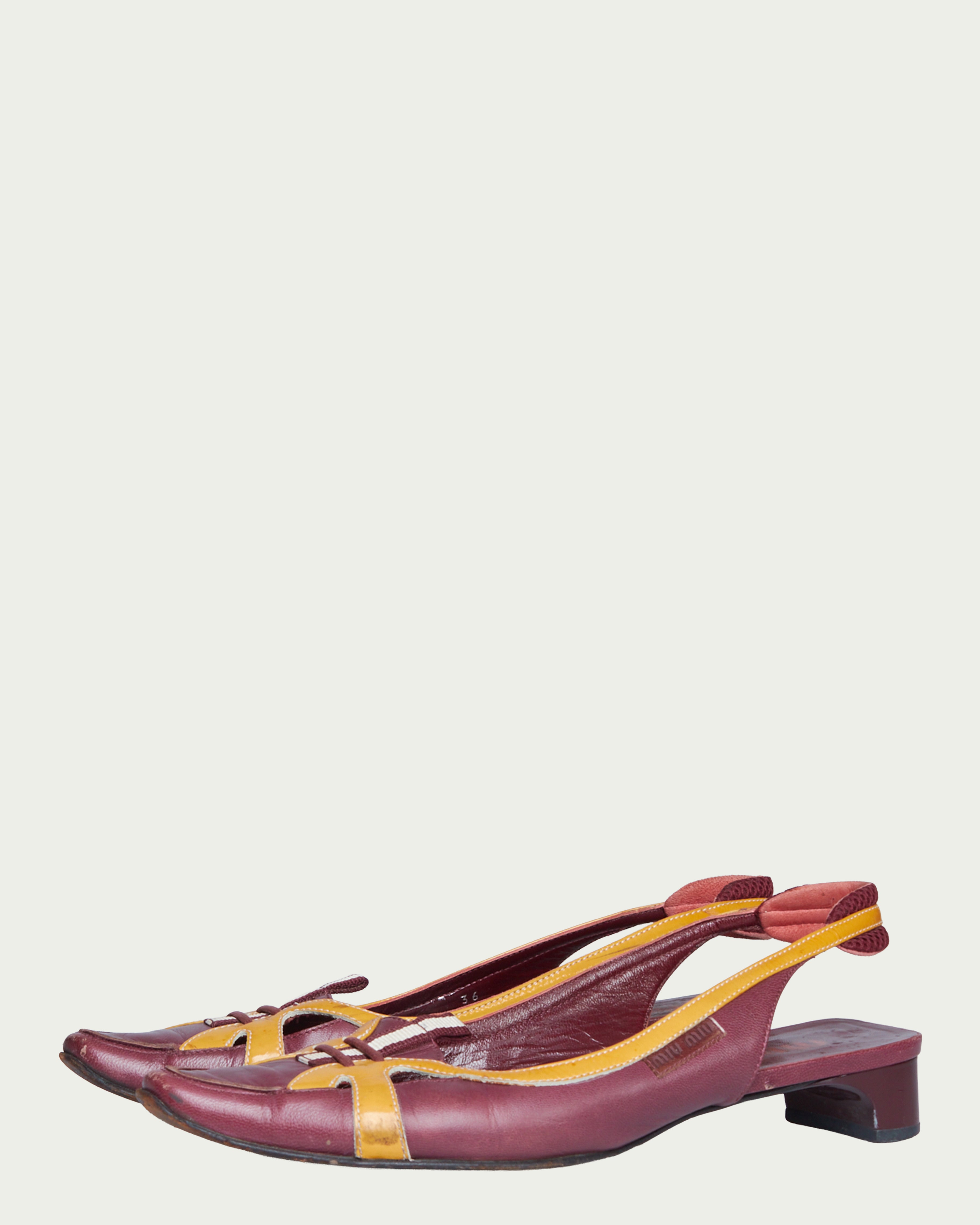Miu Miu S/S 2000 kitten heel sandals
