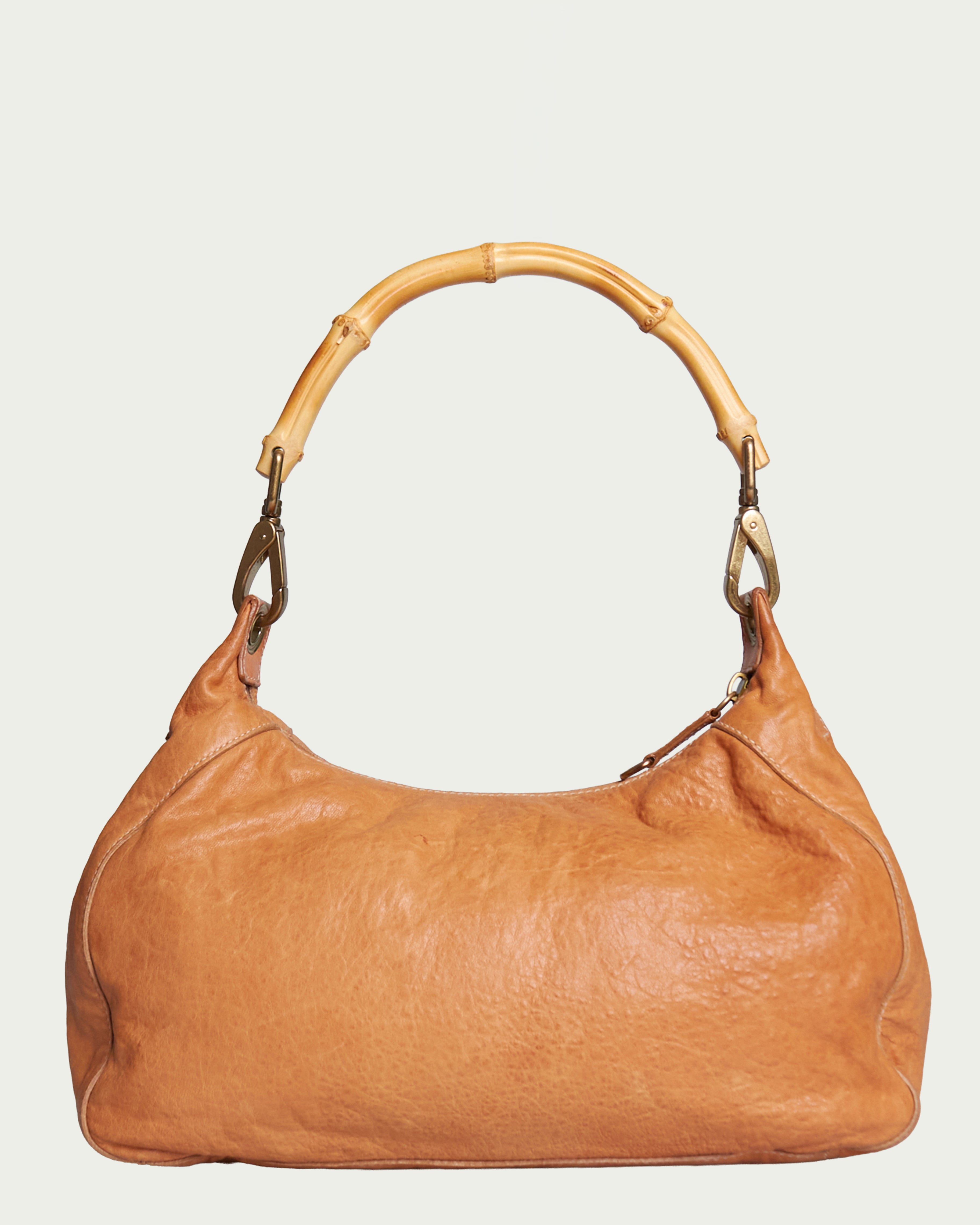 Miu Miu Leather Bamboo Handle Bag