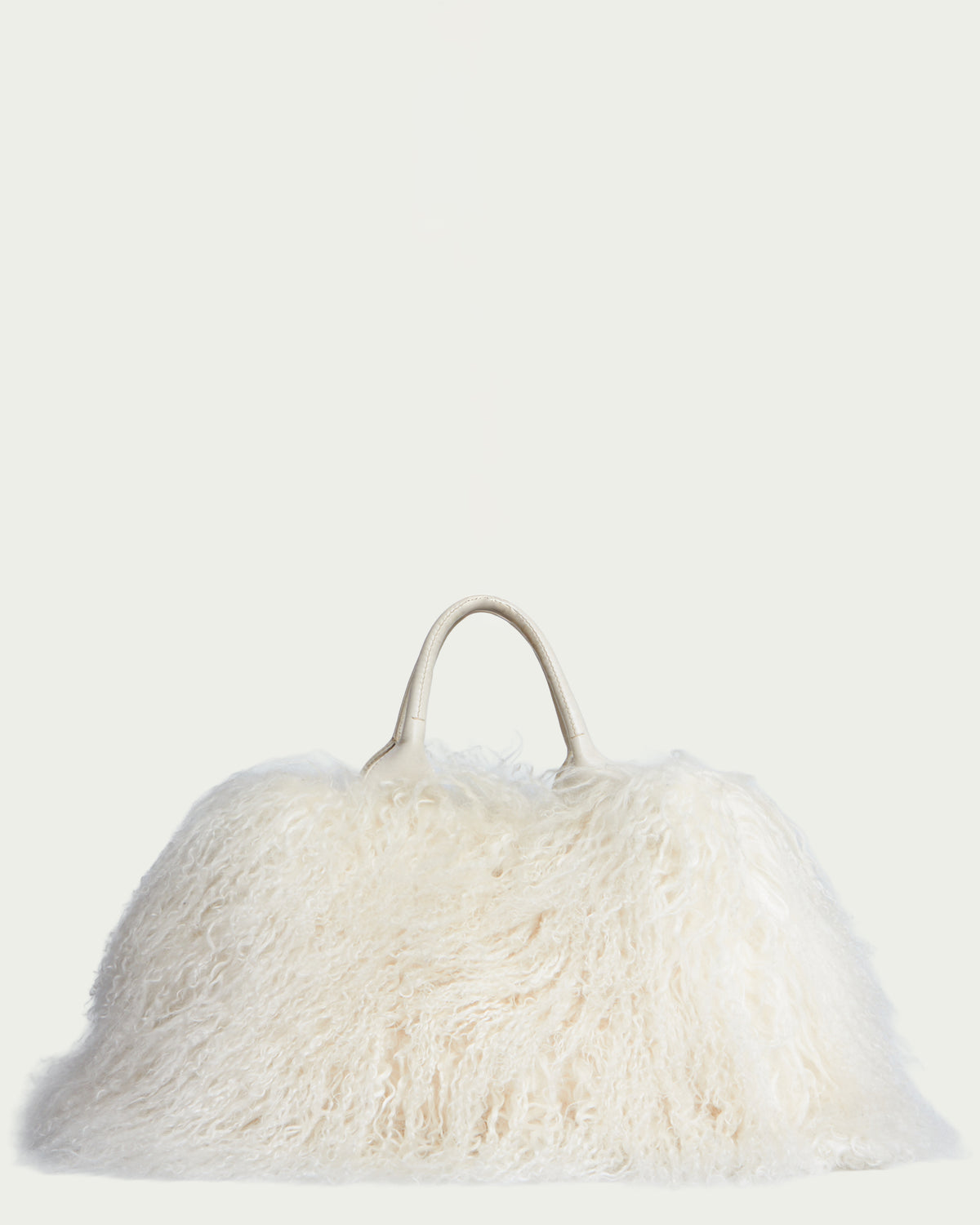Prada Fur Top Handle Bag