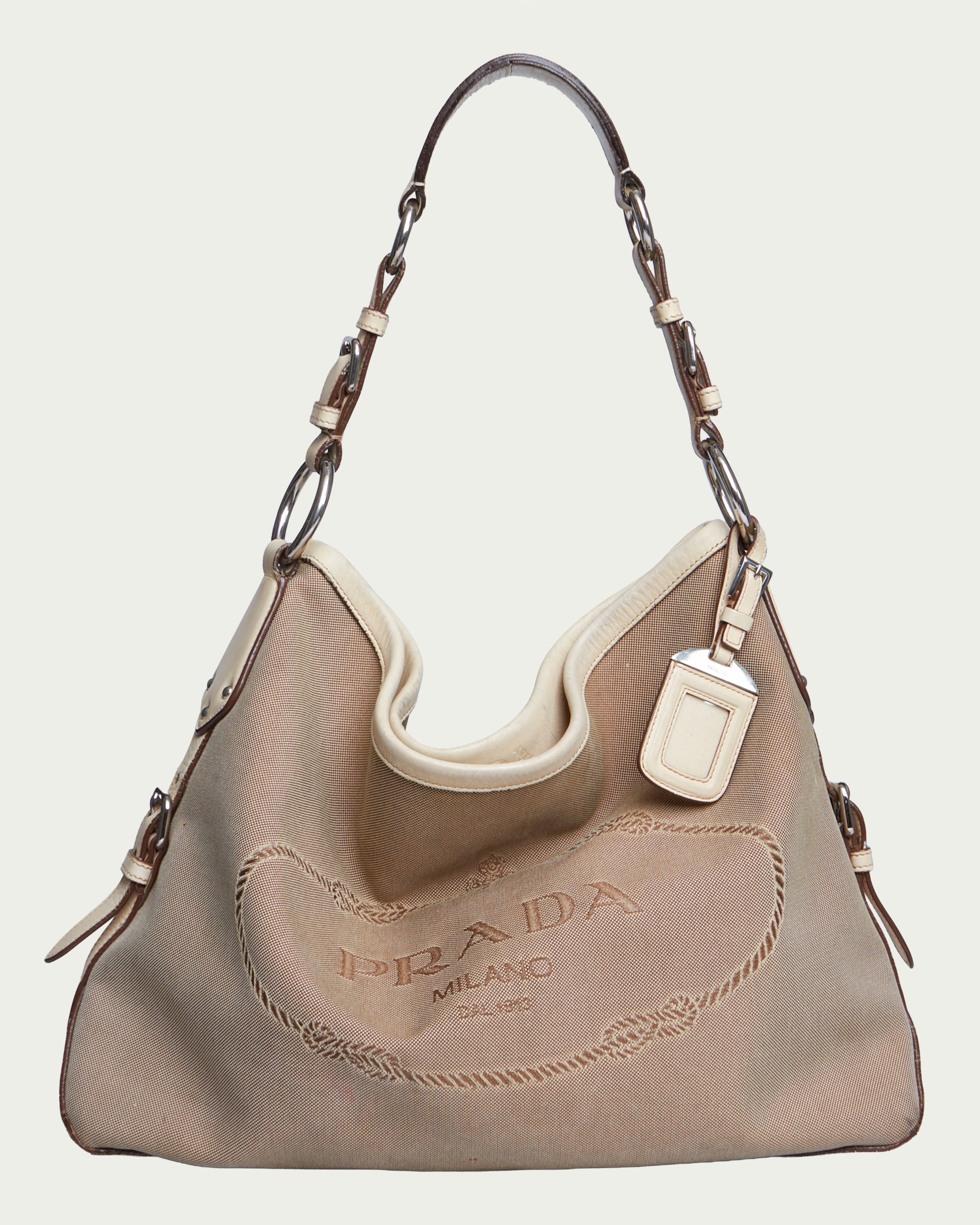 Prada Canapa Shoulder Bag