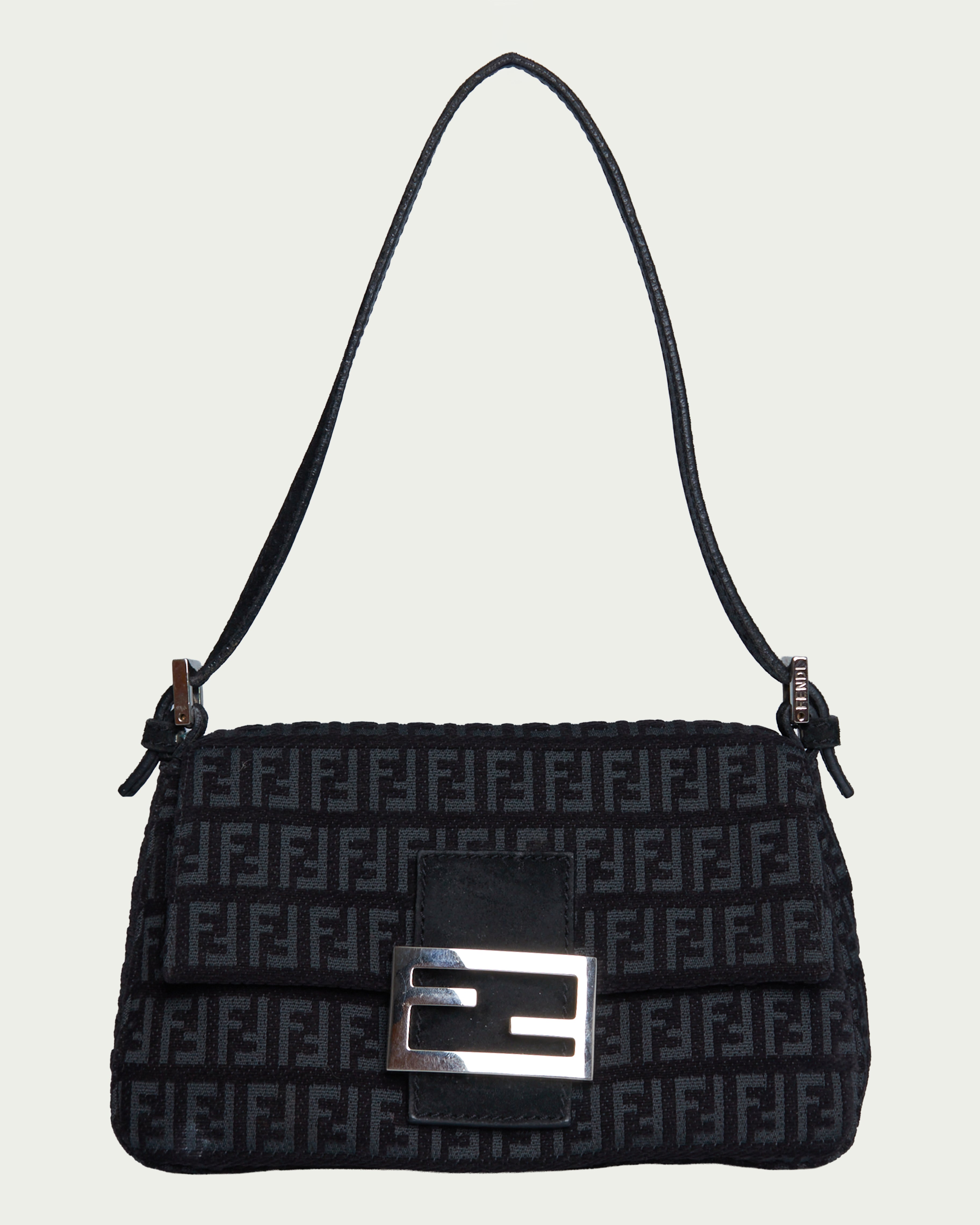 Fendi Zucca Mini Baguette Bag
