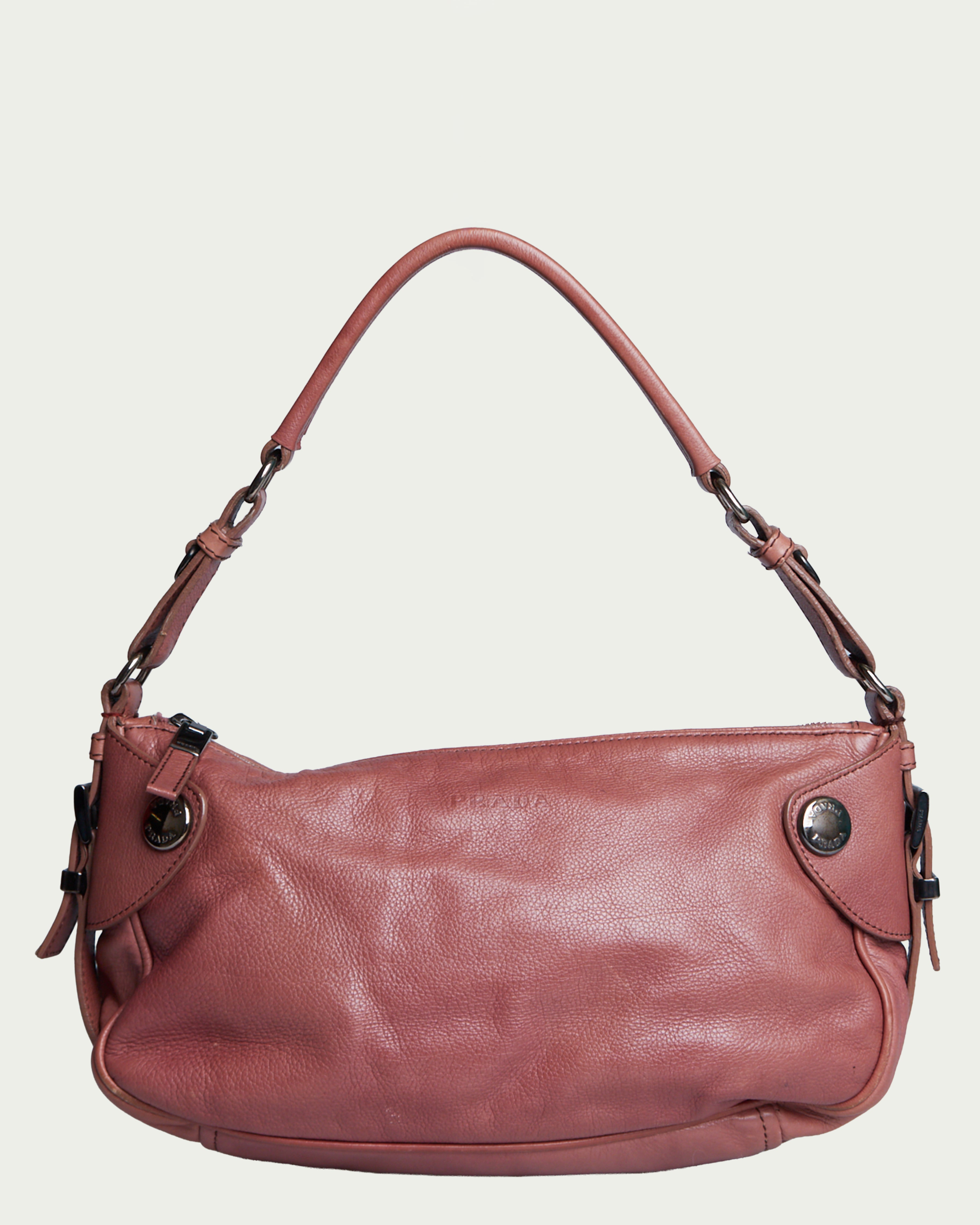 Prada Buffalo Snaps Shoulder Bag