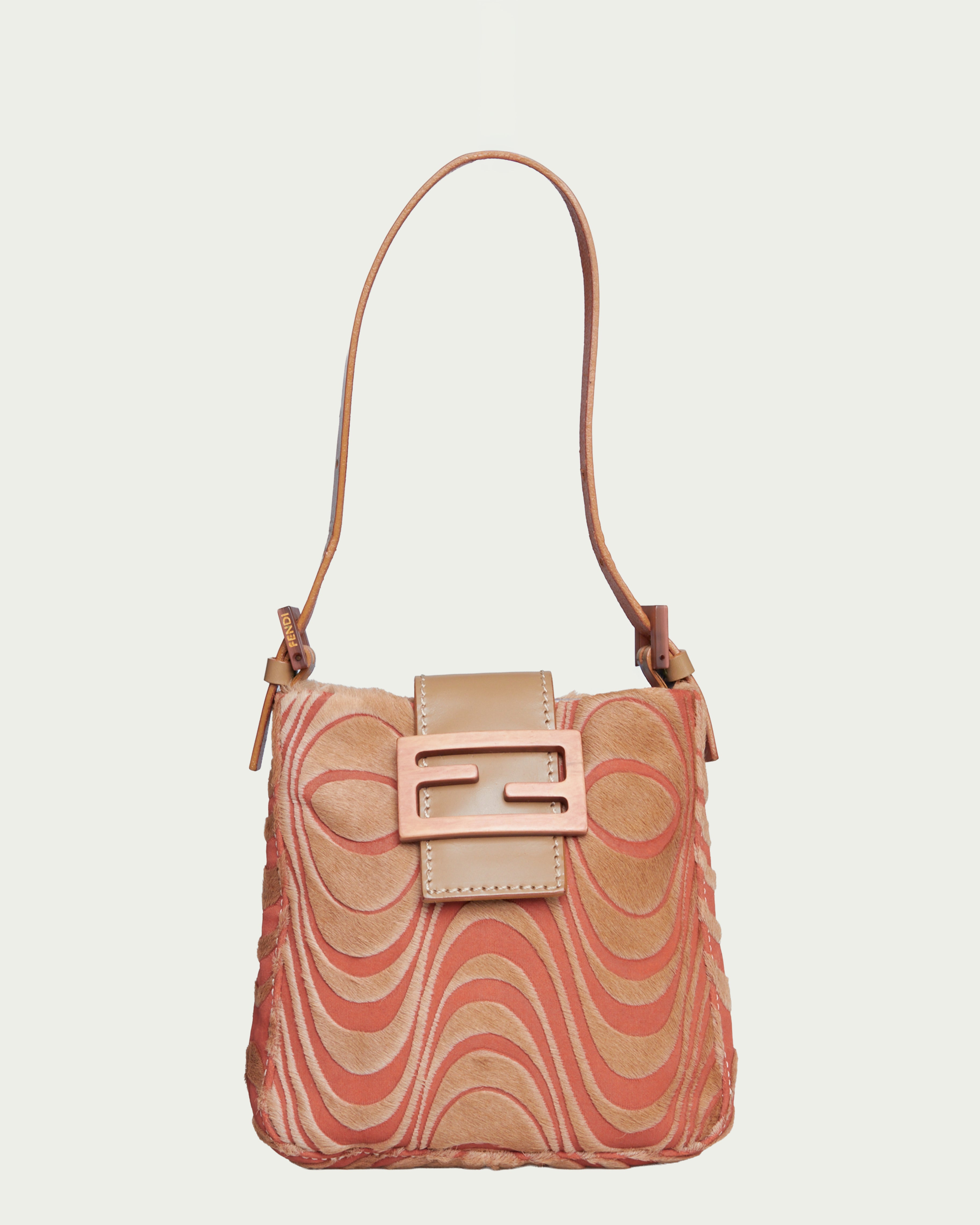 Fendi Pony Hair Mini Baguette