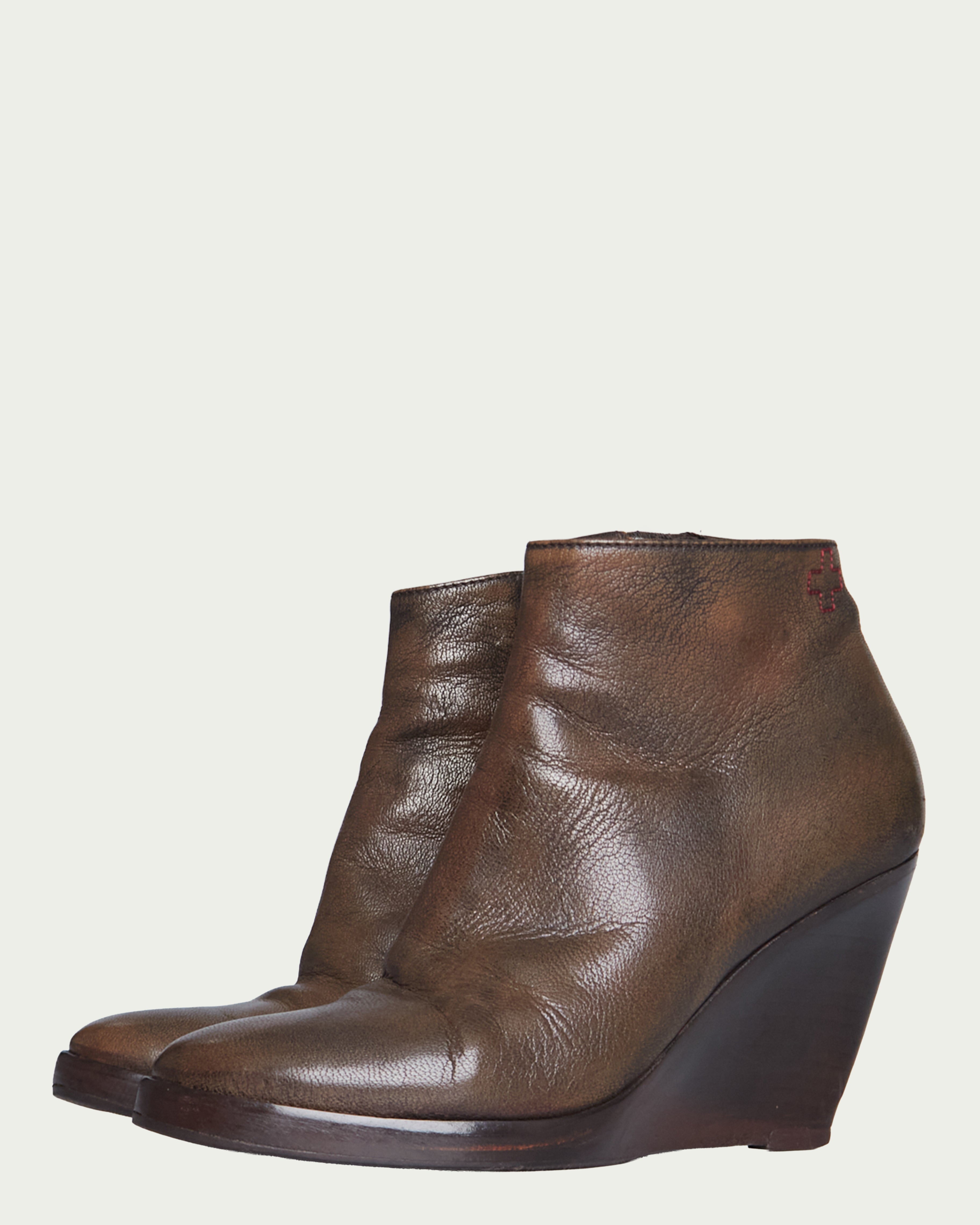 A.F. Vandevorst wedge ankle boots