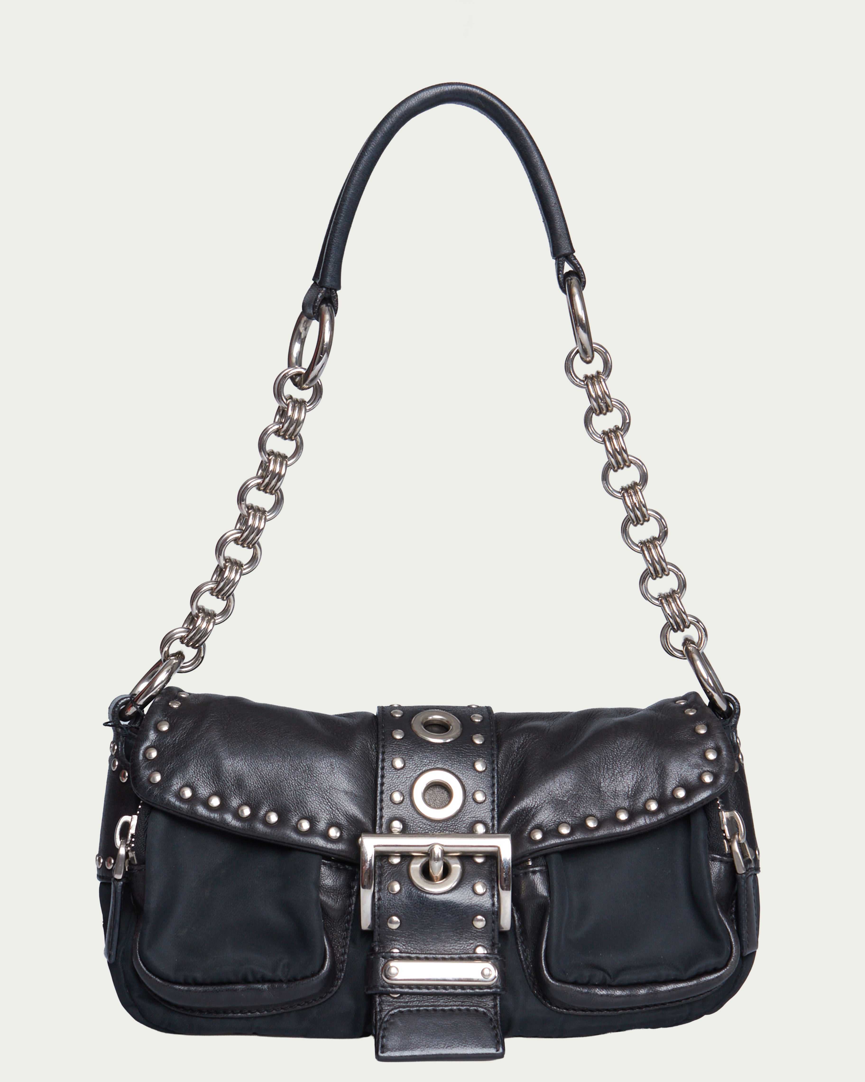 Prada Nappa Stud Bag