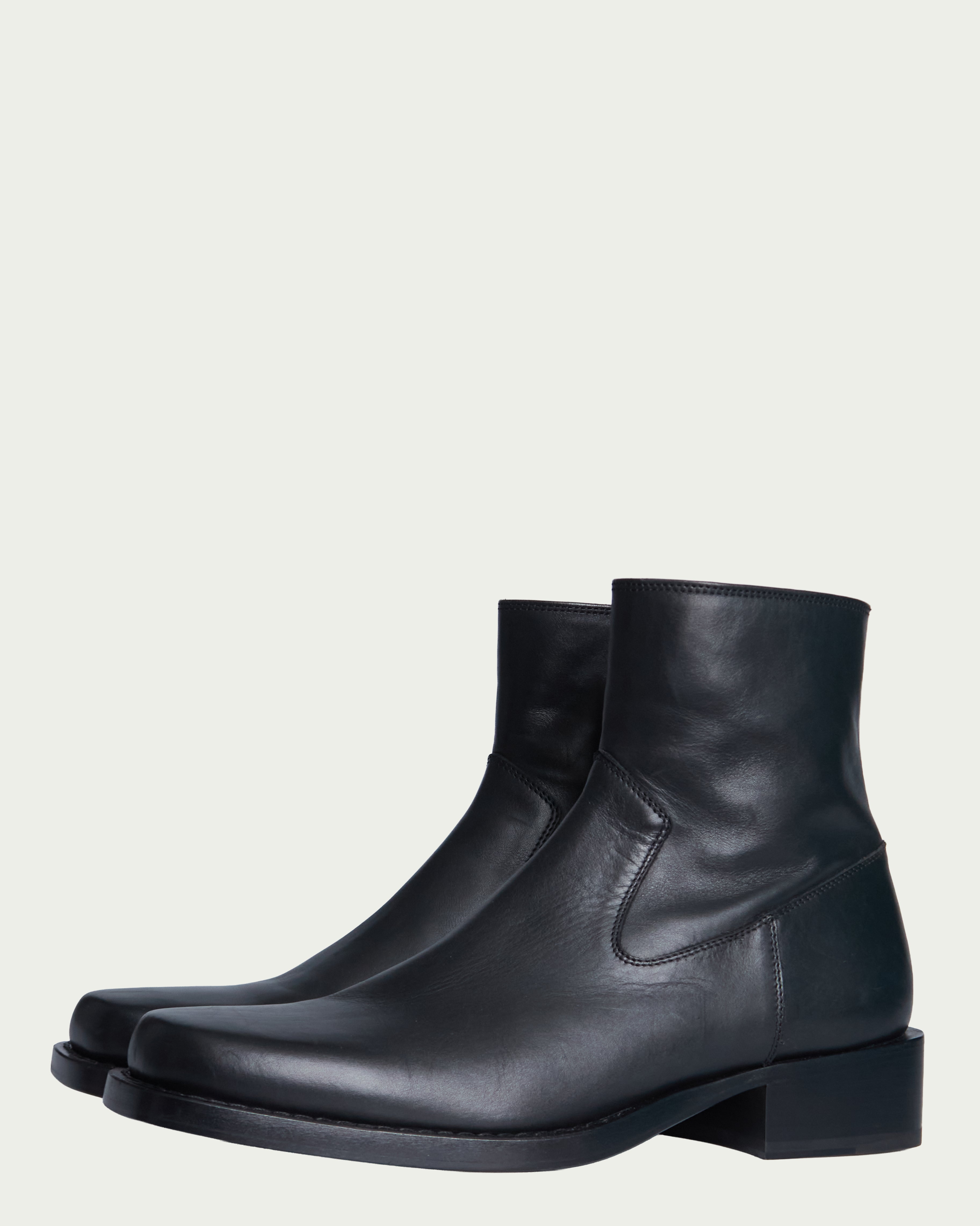 Ann Demeulemeester leather ankle boots