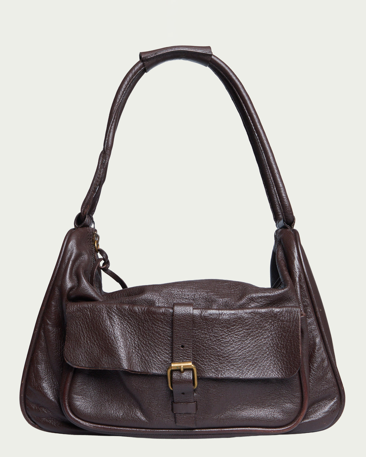 Miu Miu Leather Buckle Shoulder Bag