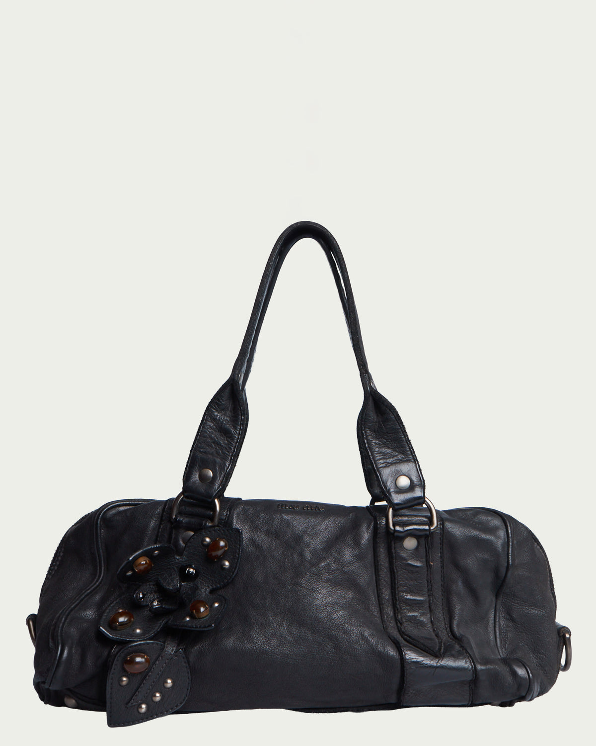 Miu Miu Flower Charm Shoulder Bag