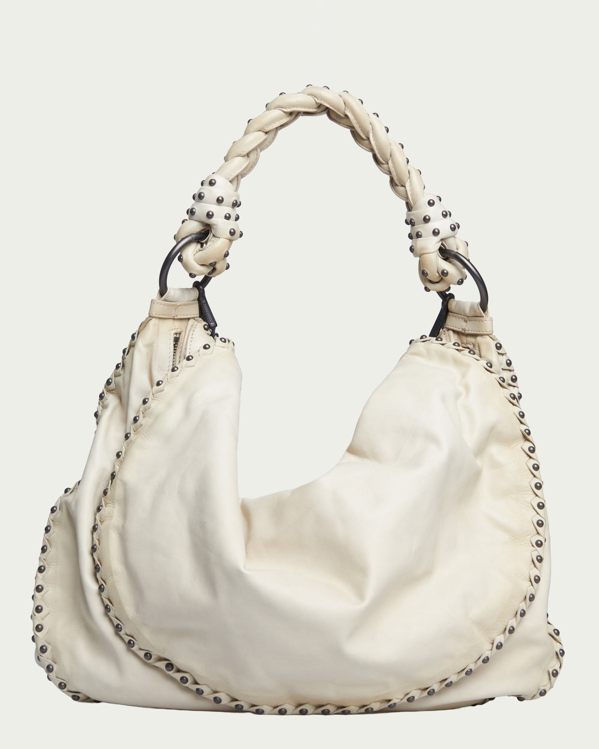 Bottega Veneta Studded Leather Hobo