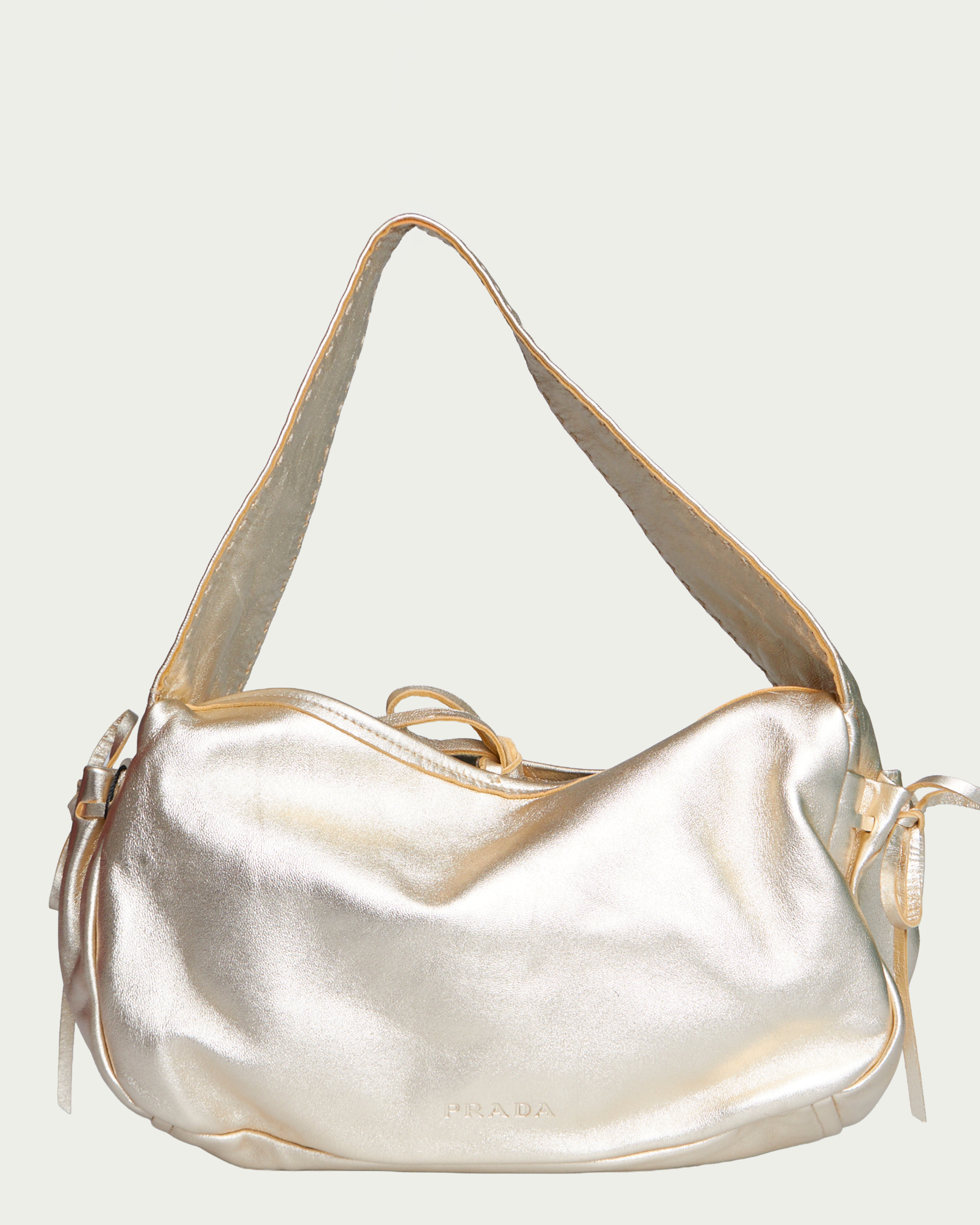 Prada Metallic Baguette