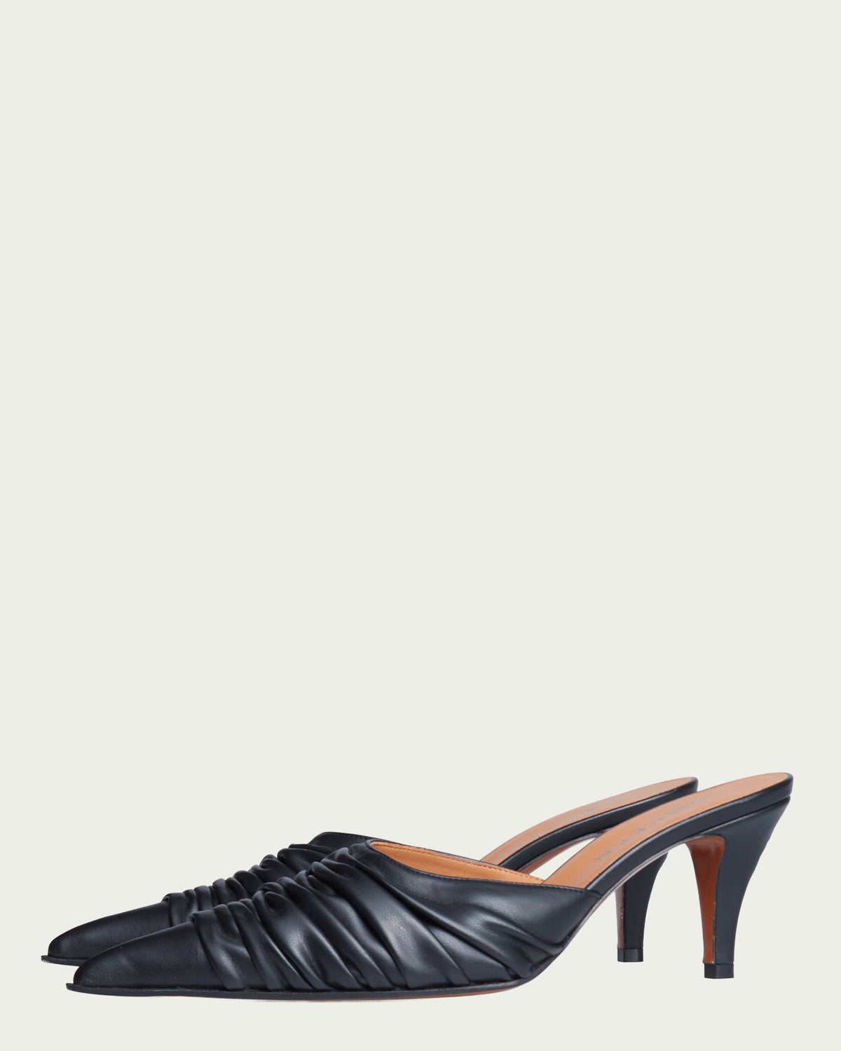 Alexander McQueen birdee ruched mules