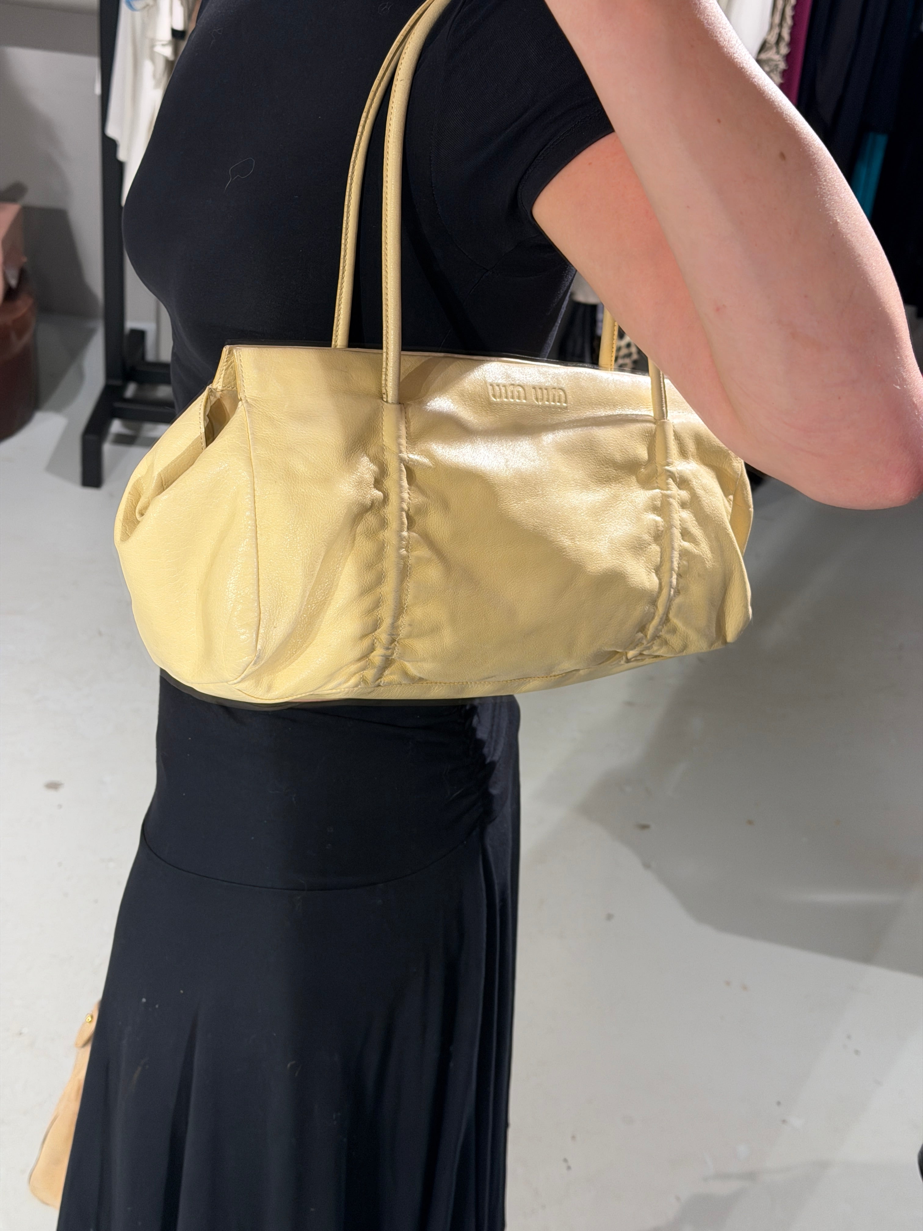 Miu Miu Leather Shoulder Bag