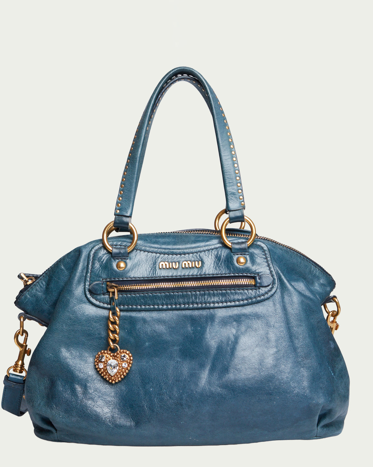 Miu Miu Vitello Lux Bowler Bag
