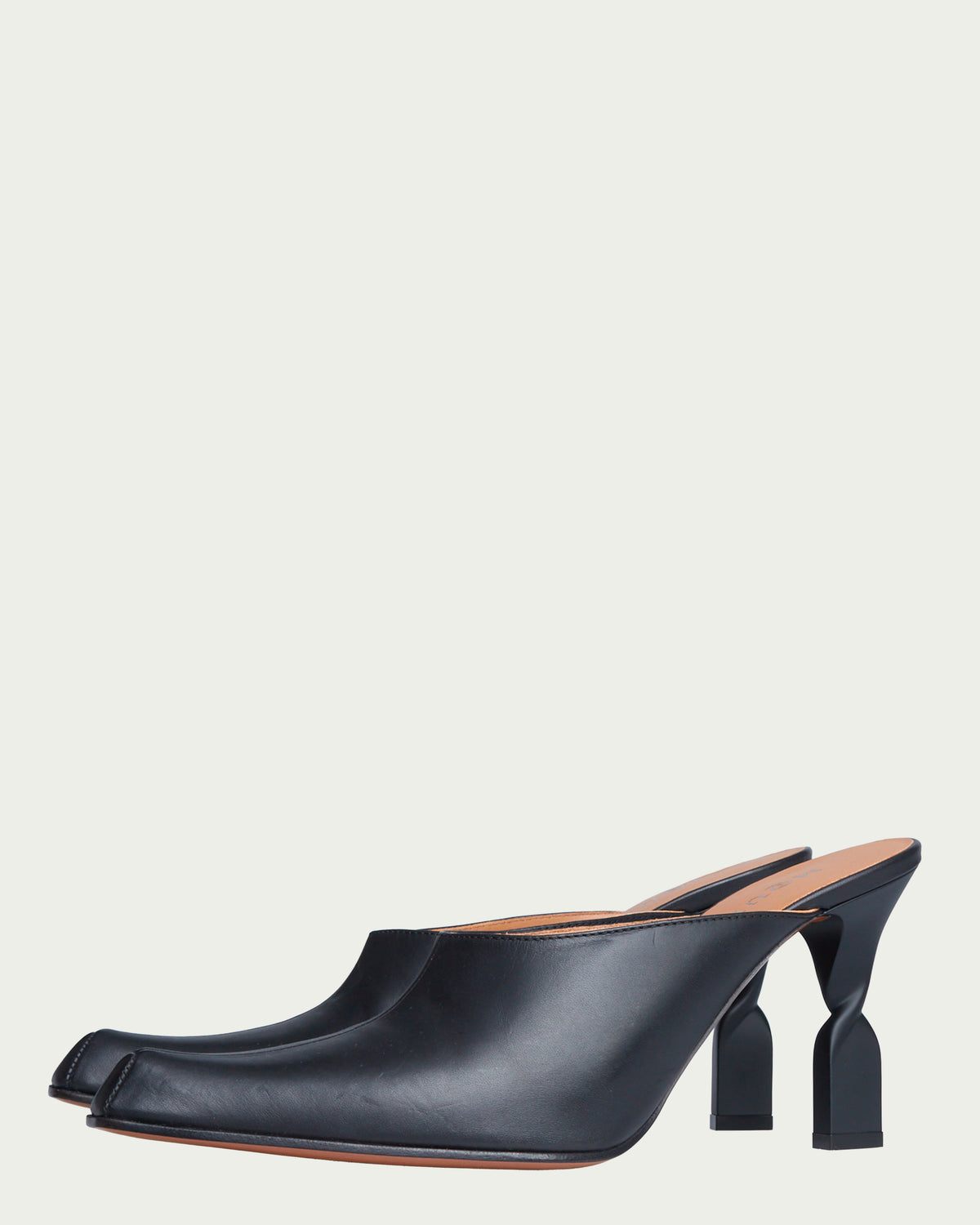 Alexander McQueen leather swivel mules
