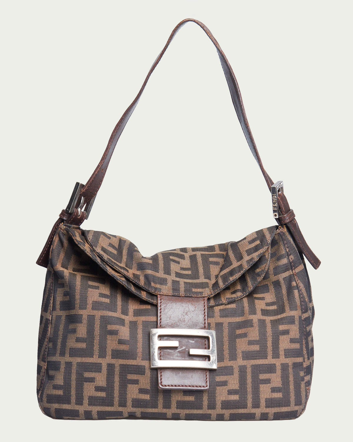 Fendi Mamma Baguette Zucca