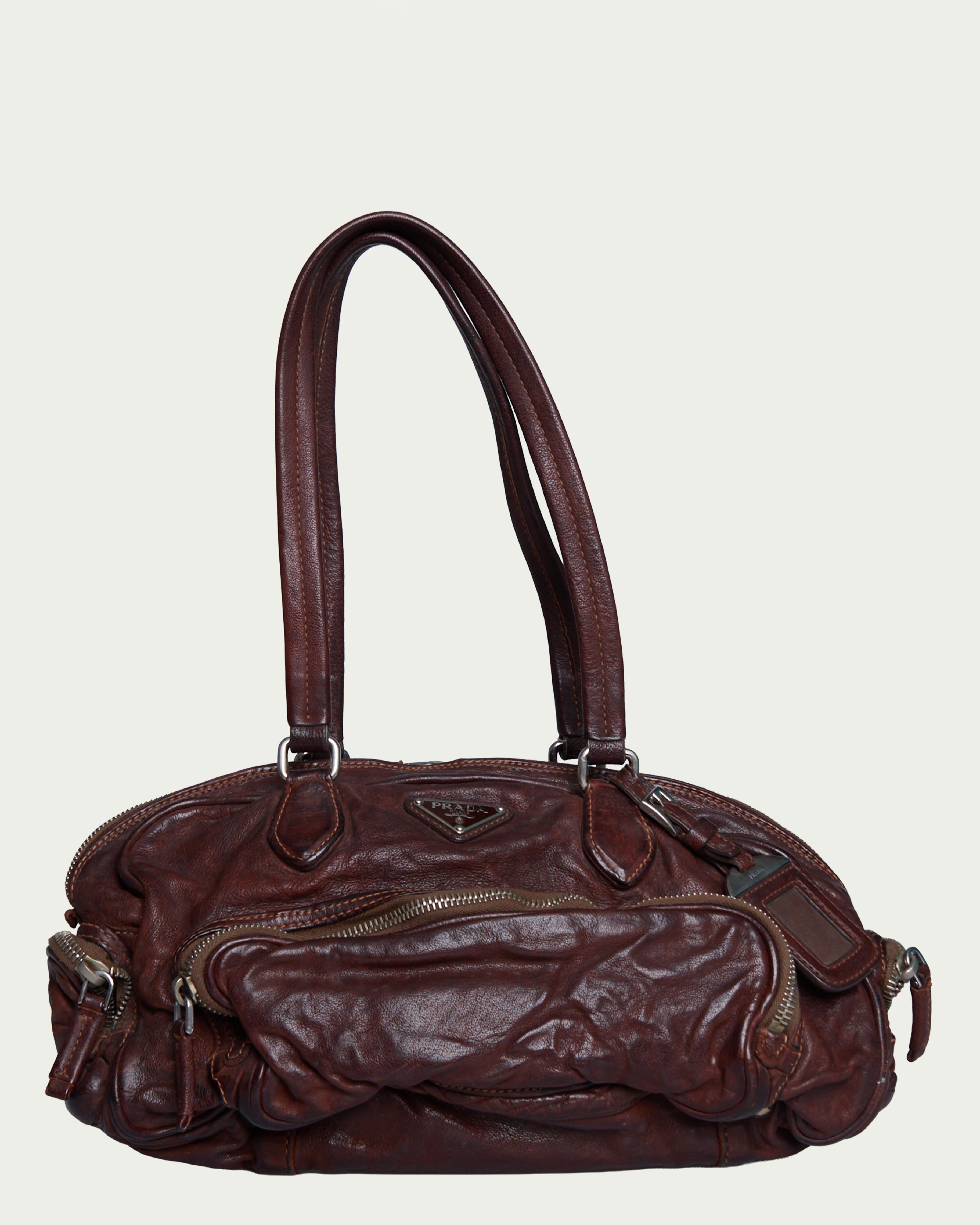 Prada Washed Bauletto