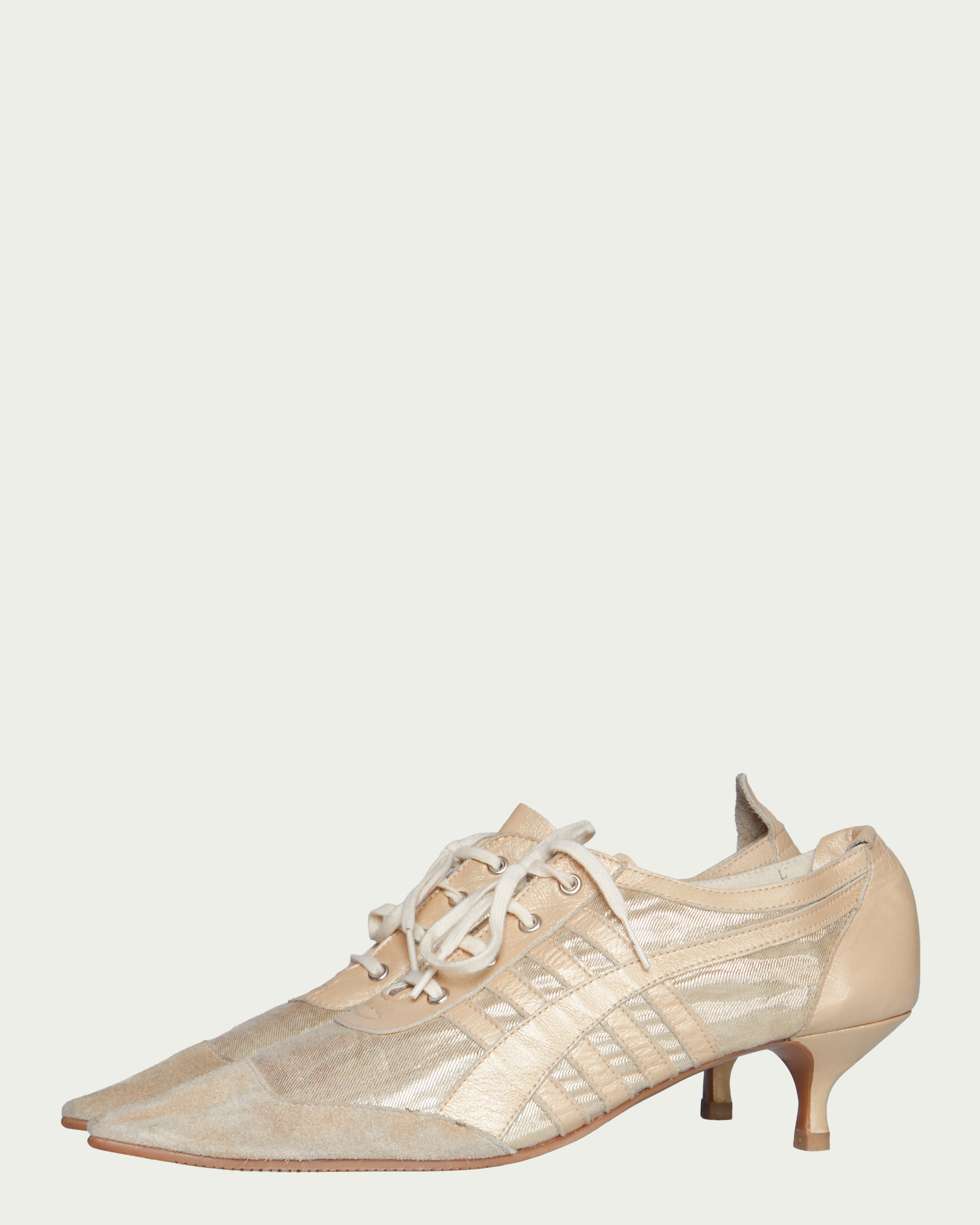 Commes des Garcons Junya Watanabe lace-up heels