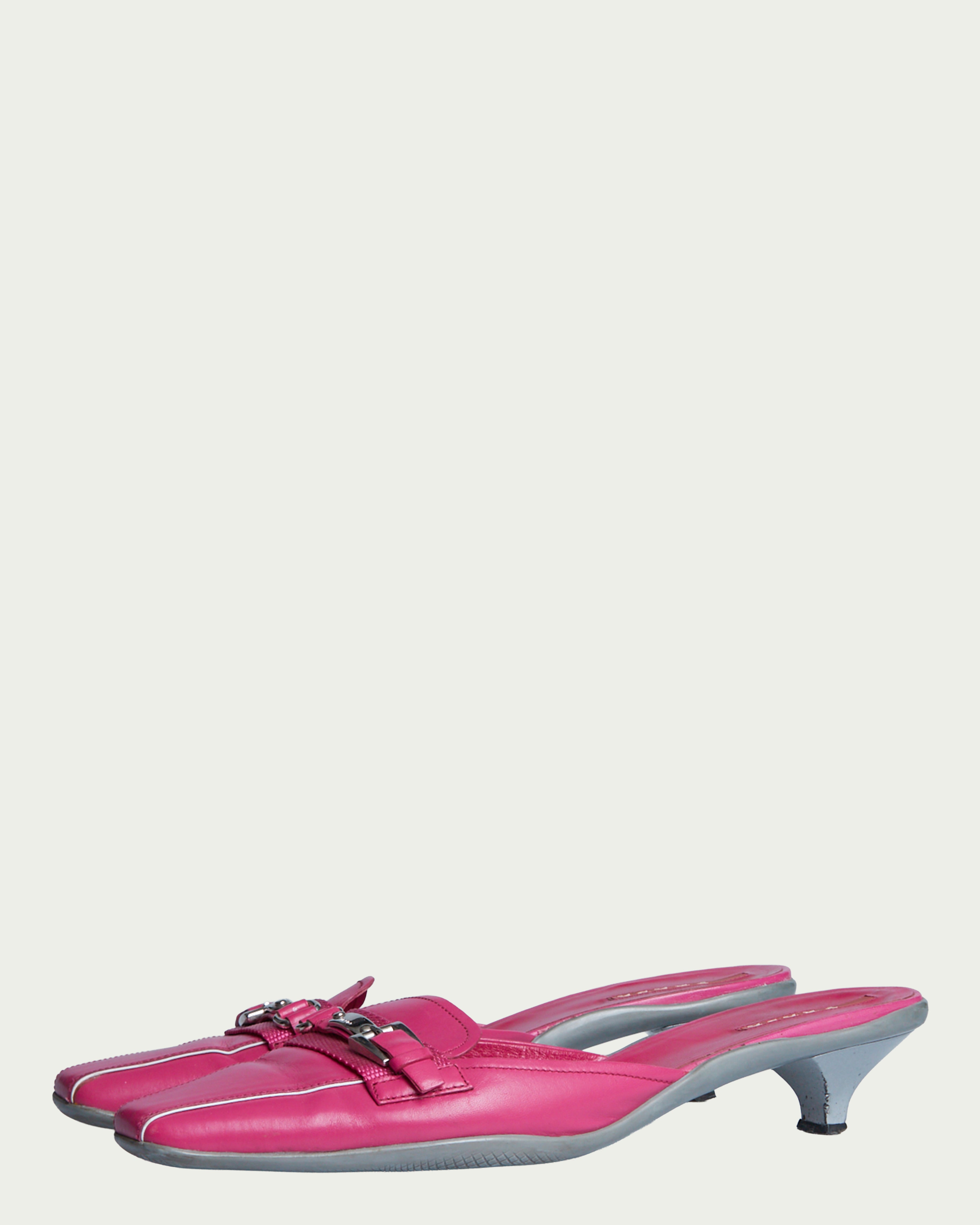 Prada Sport buckle mules