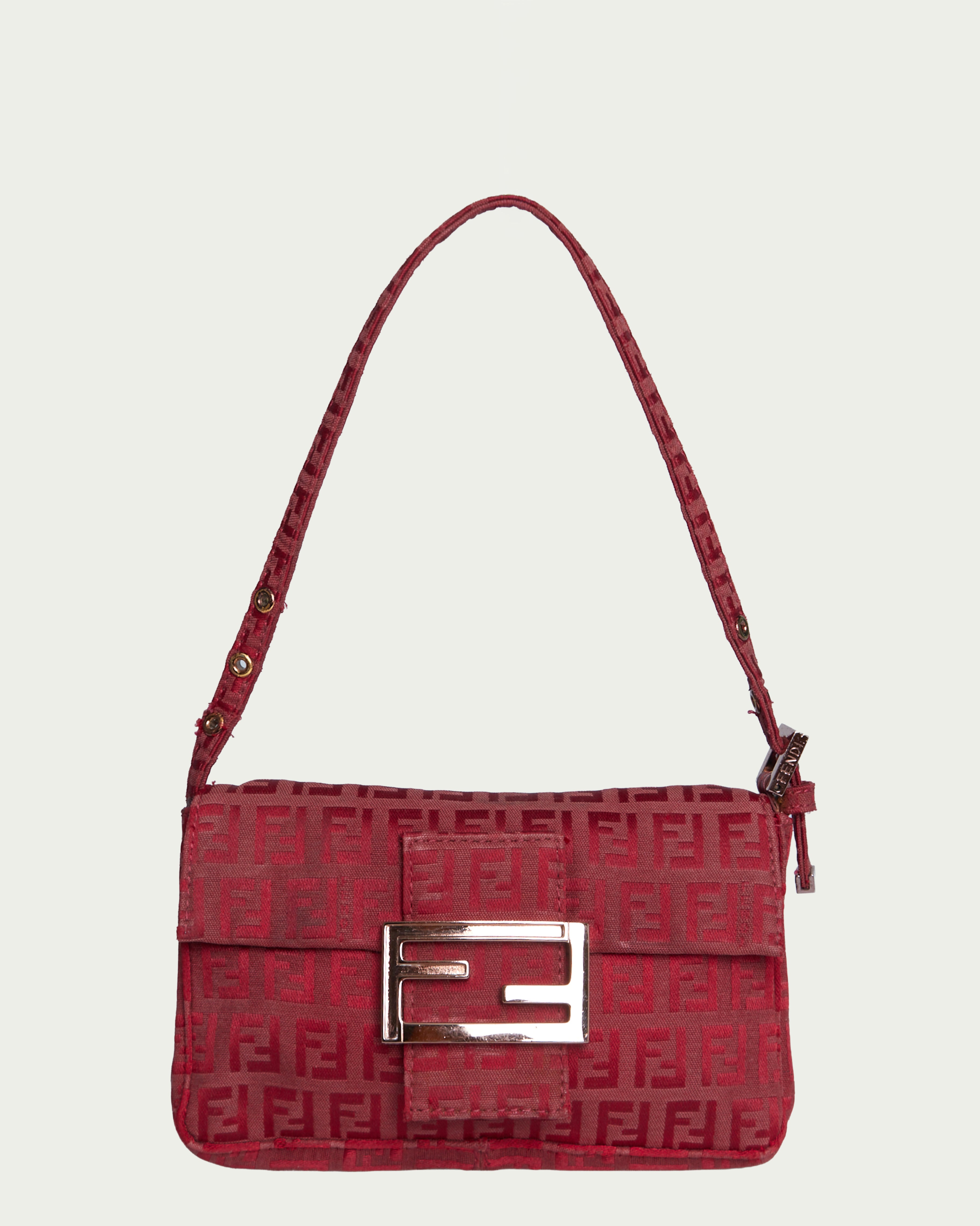 Fendi Zucca Mini Mamma Baguette Bag