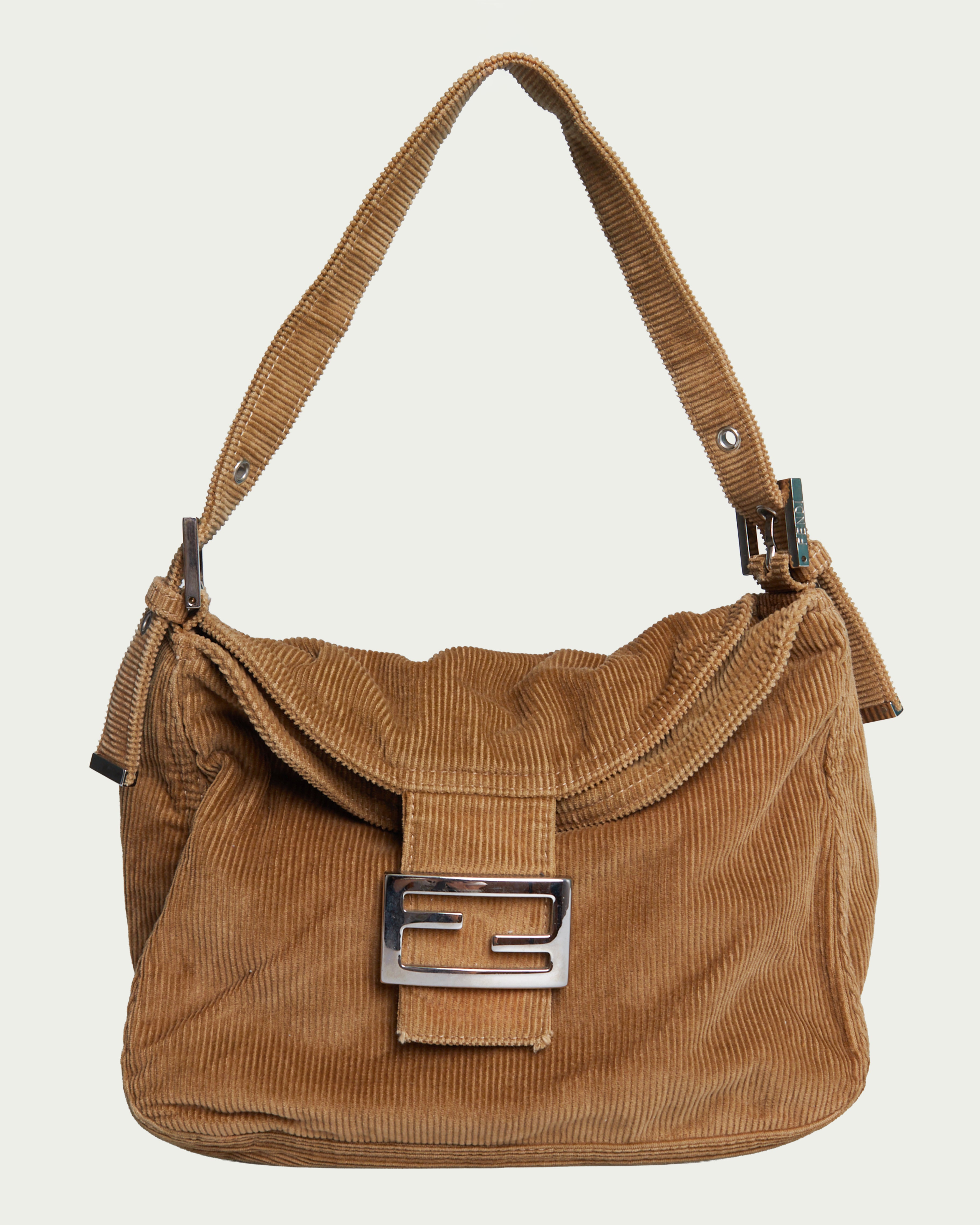 Fendi Corduroy Baguette Bag