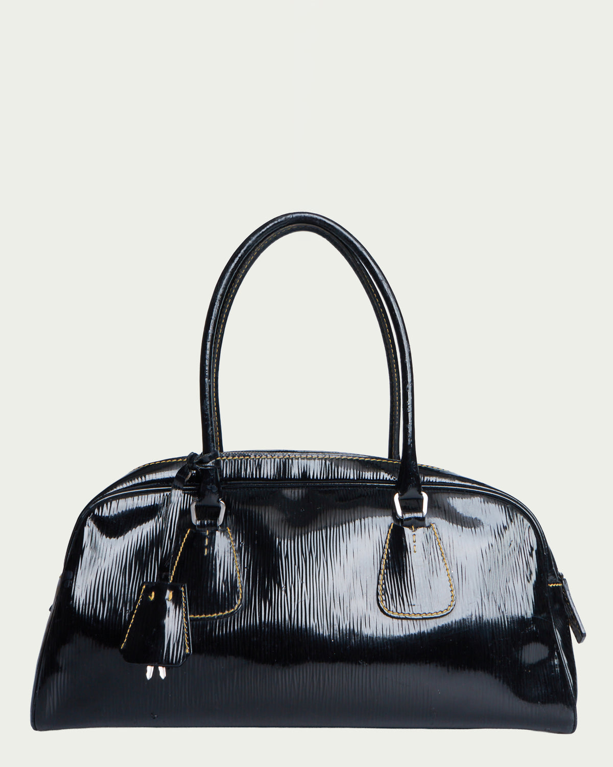 Prada Vernice Old Bowler Bag