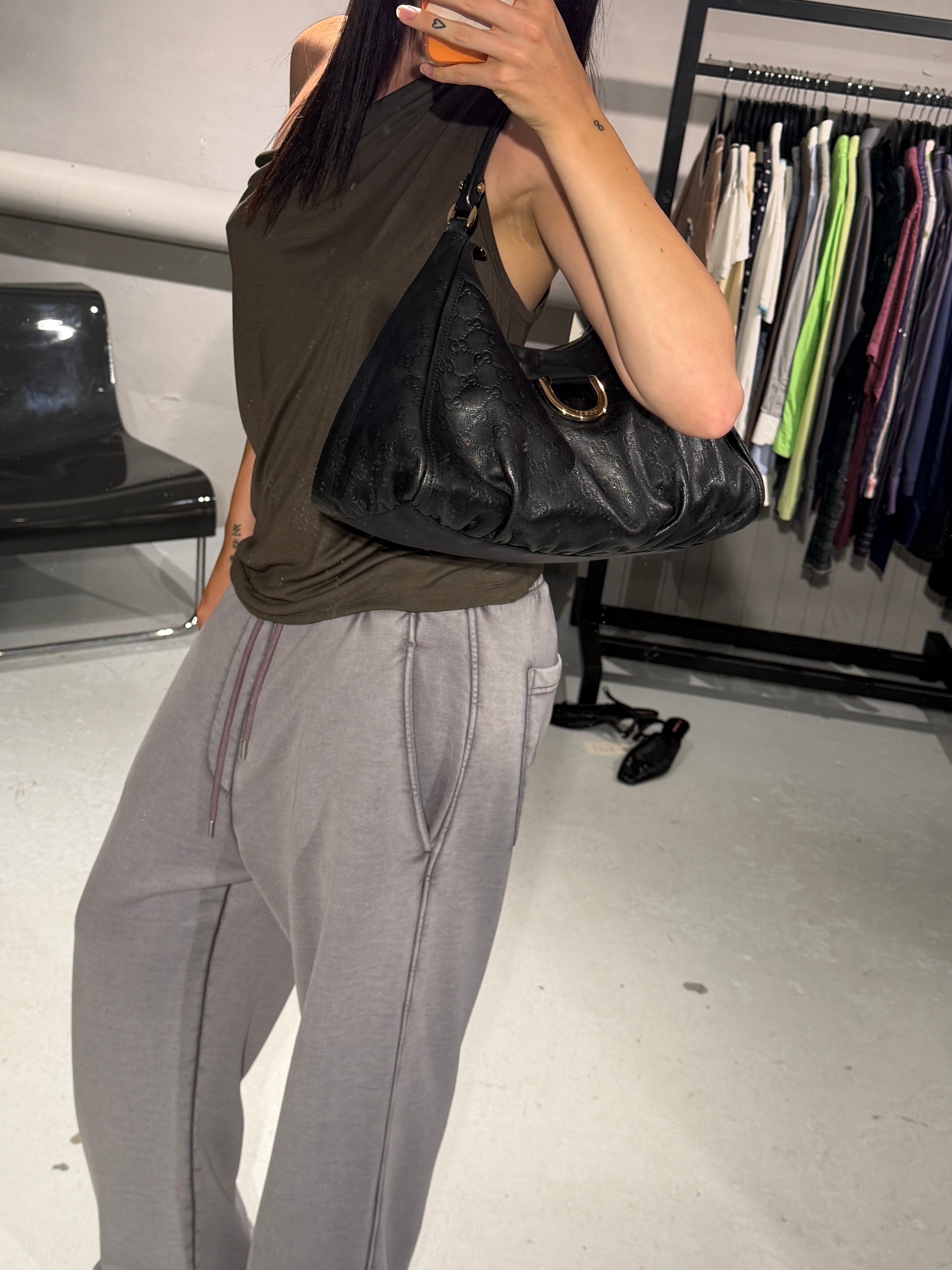 Gucci Guccissima D-Ring Bag