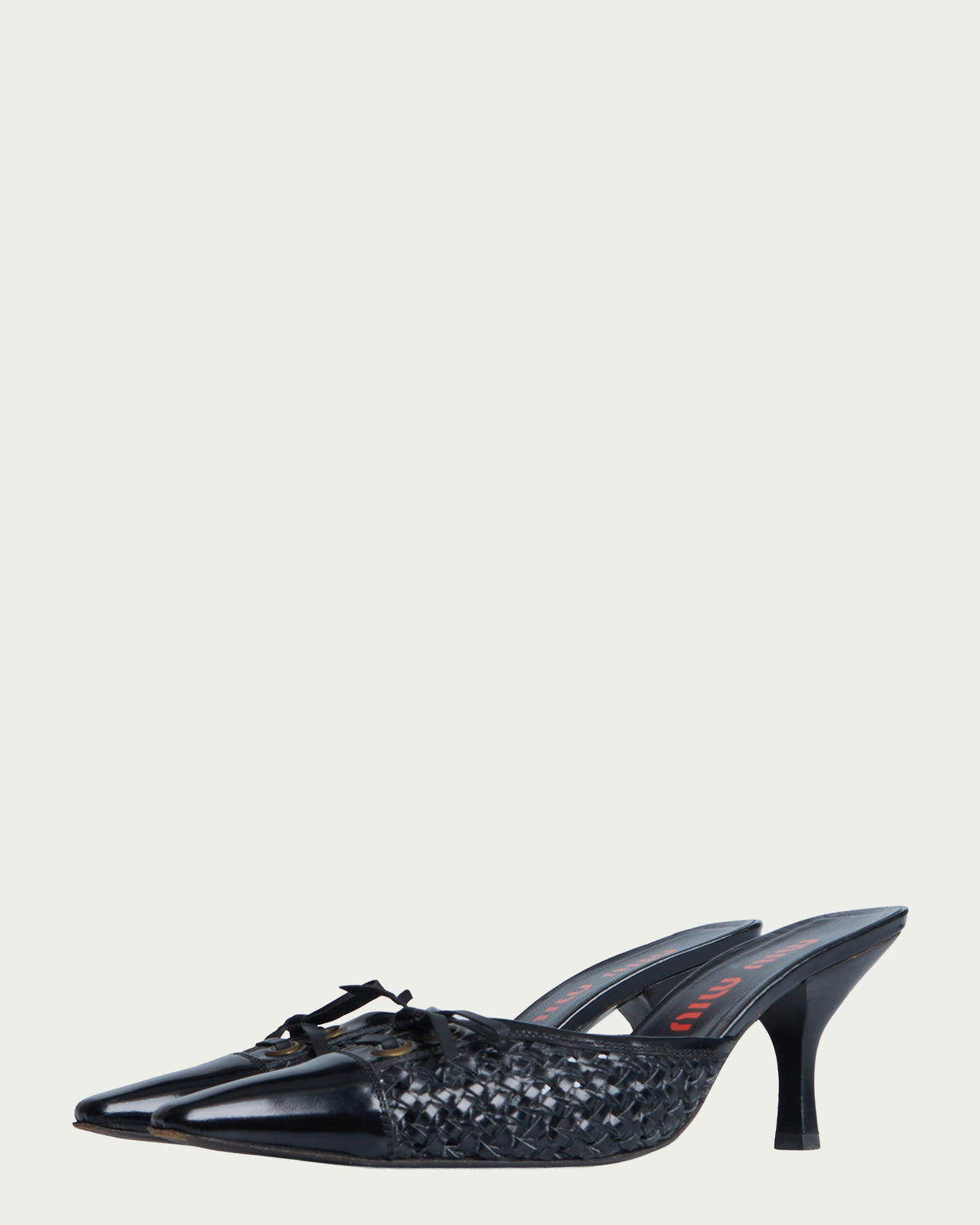 Miu Miu braided heels