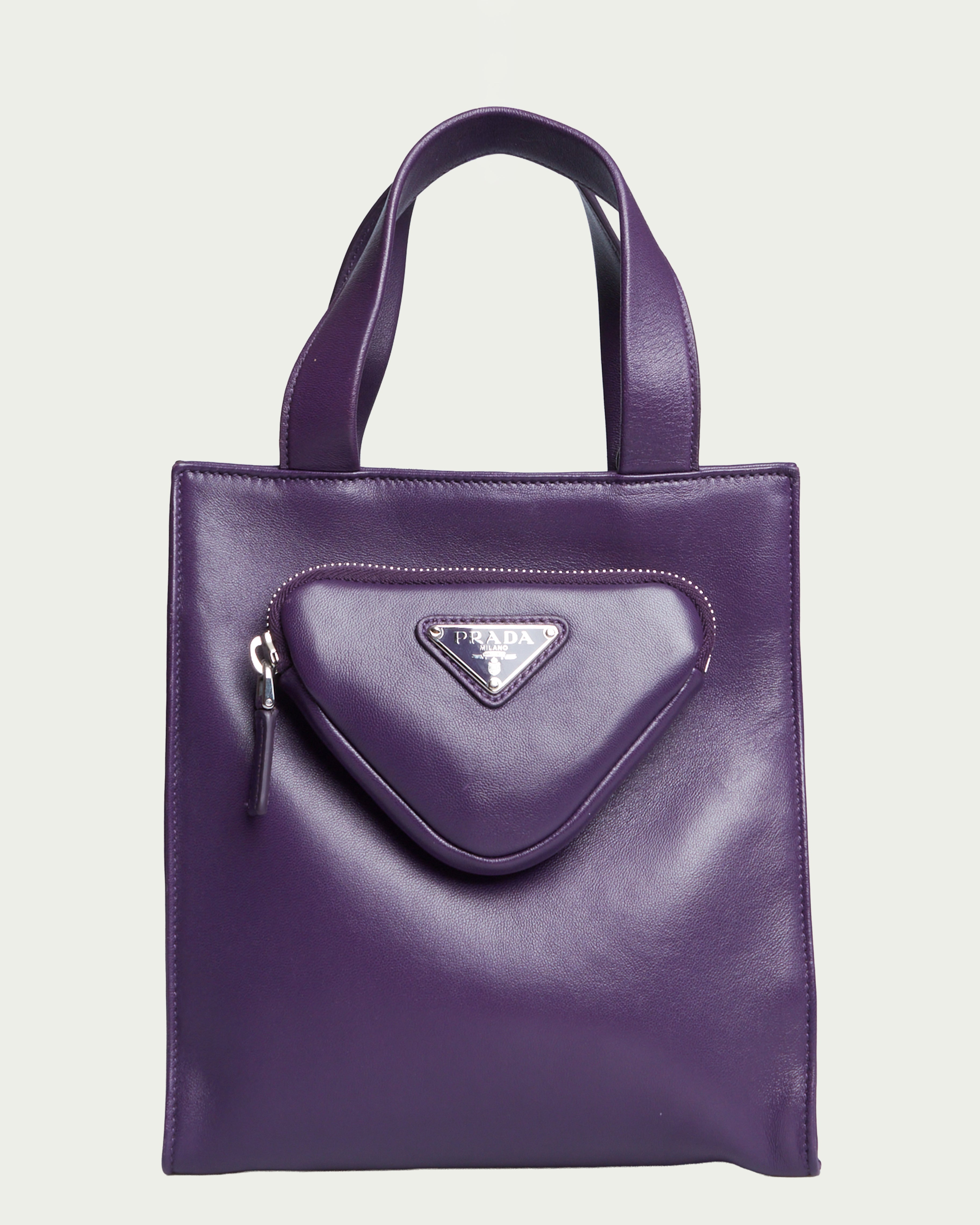 Prada Nappa Bomber Leather Handbag