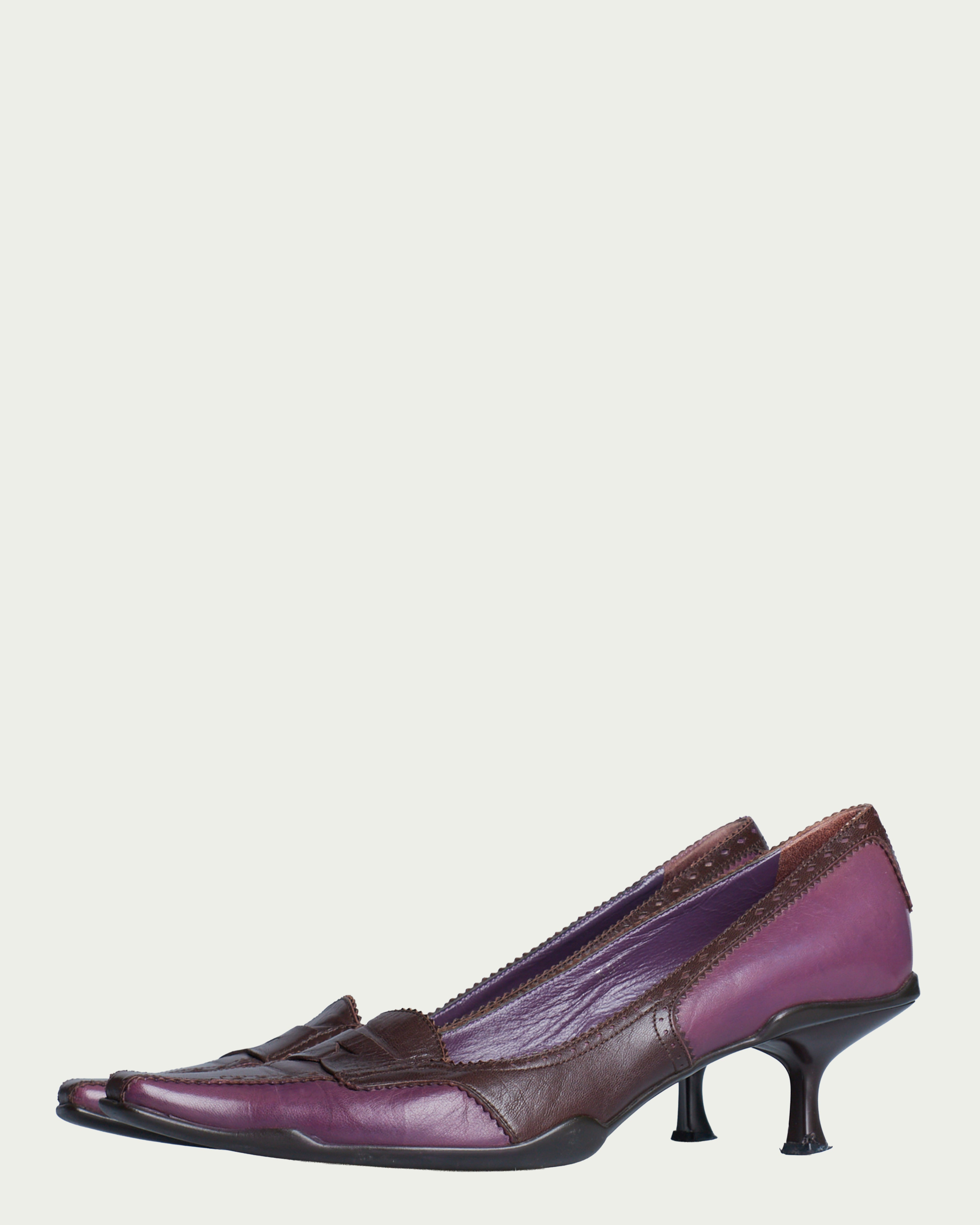 Prada mary jane leather heels