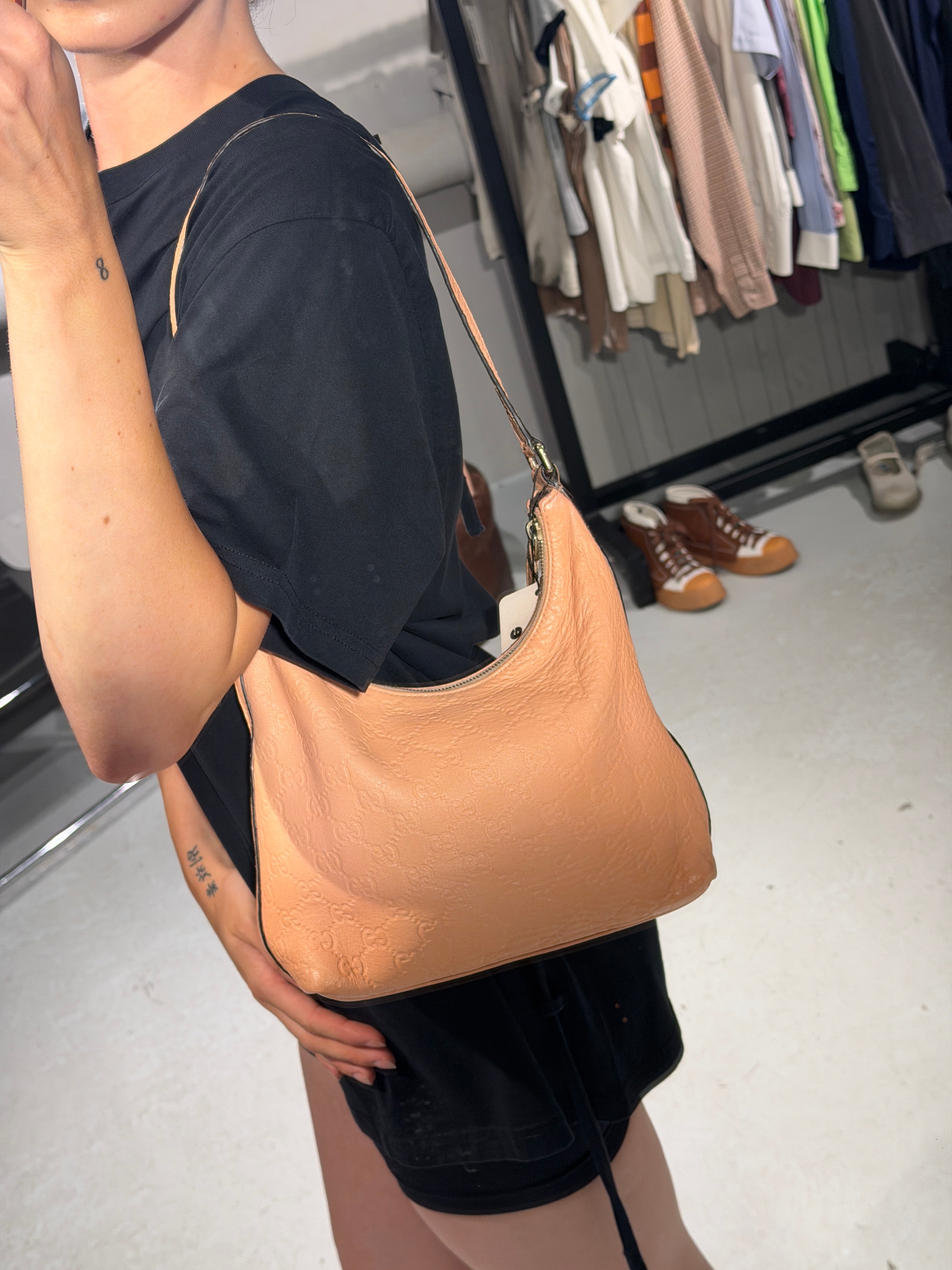 Gucci Guccissima Hobo Bag