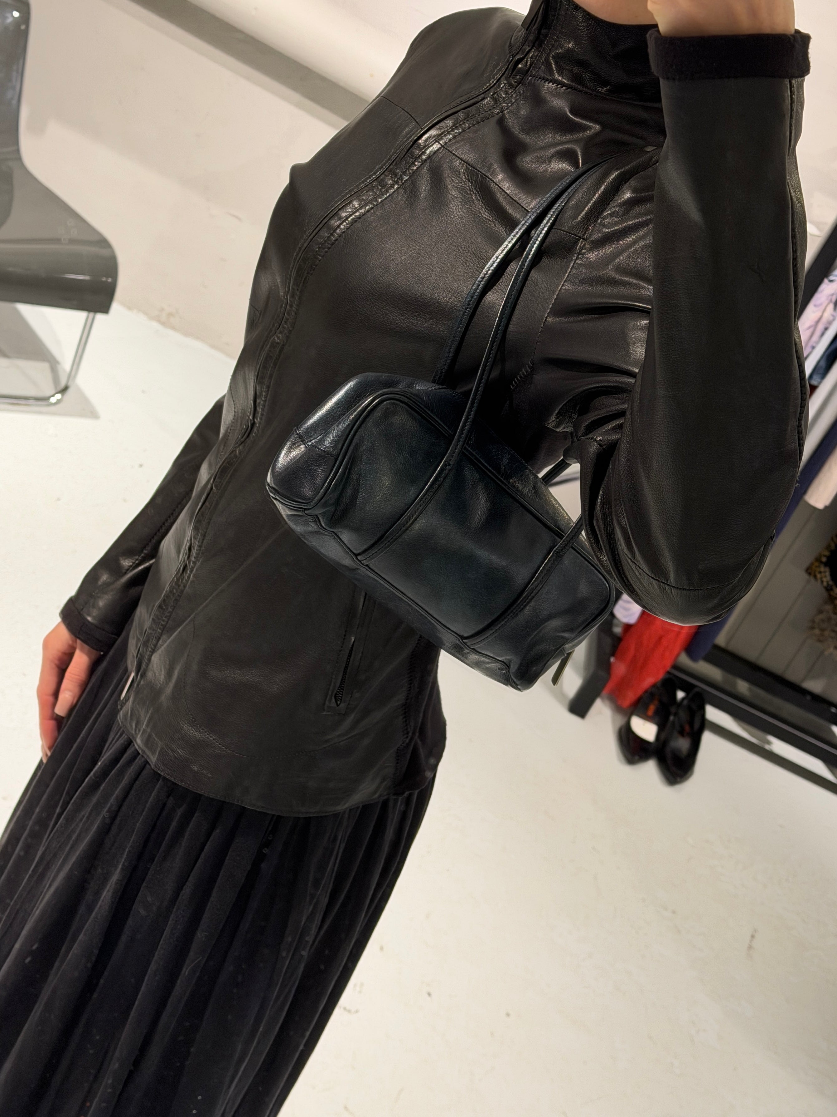 Miu Miu Leather Mini Shoulder Bag