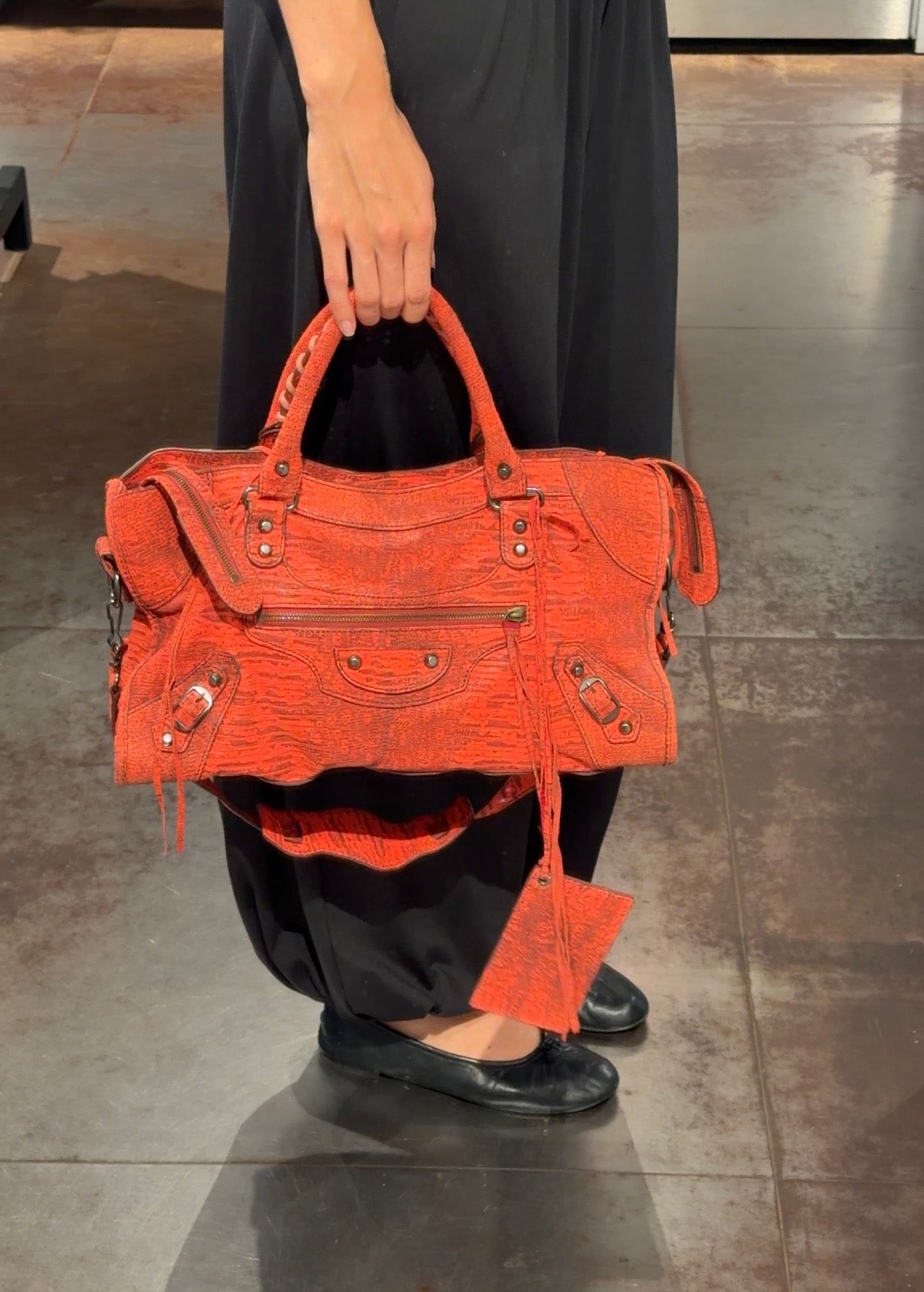 Balenciaga Lizard City Bag