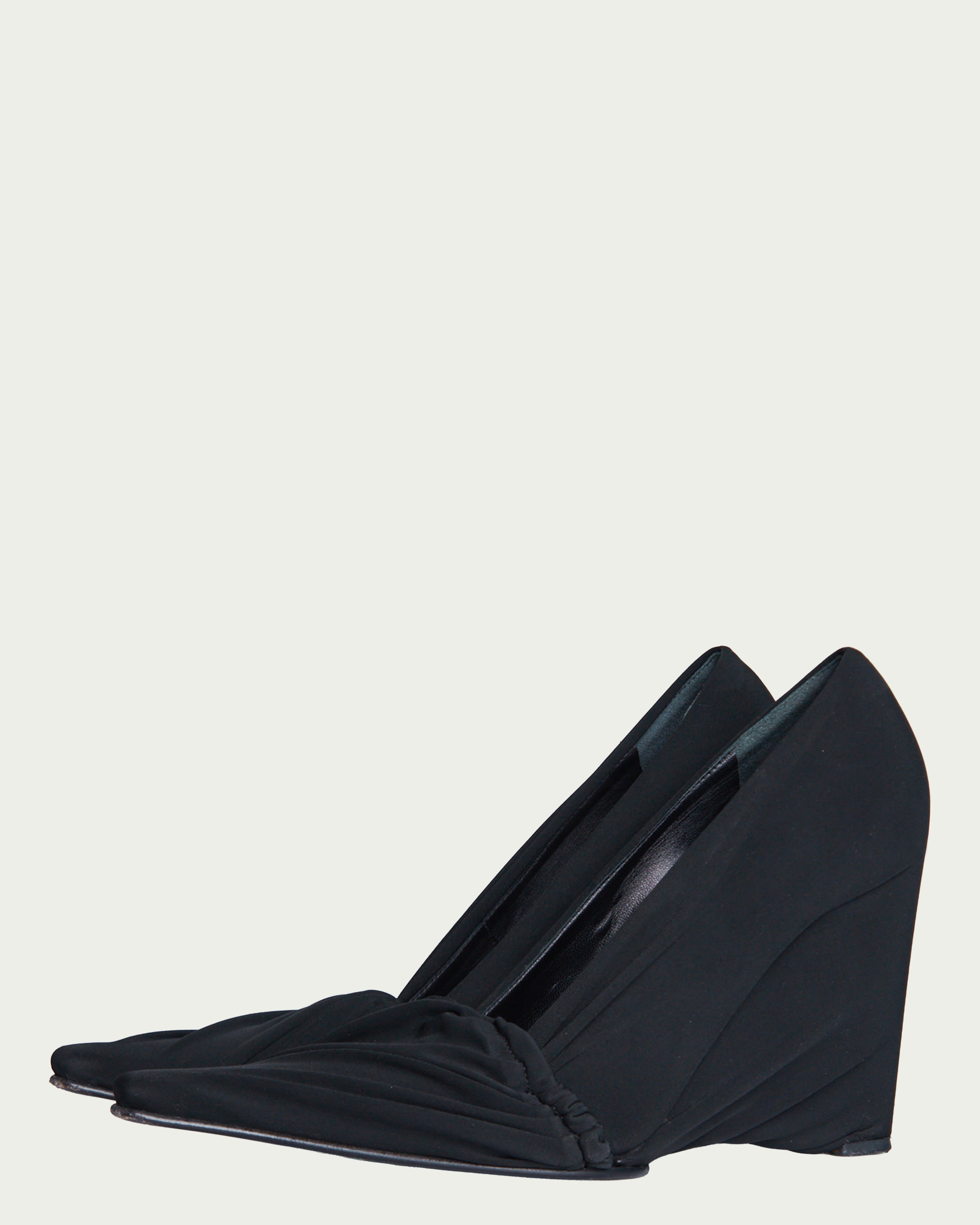 JW Anderson wrap wedge pumps