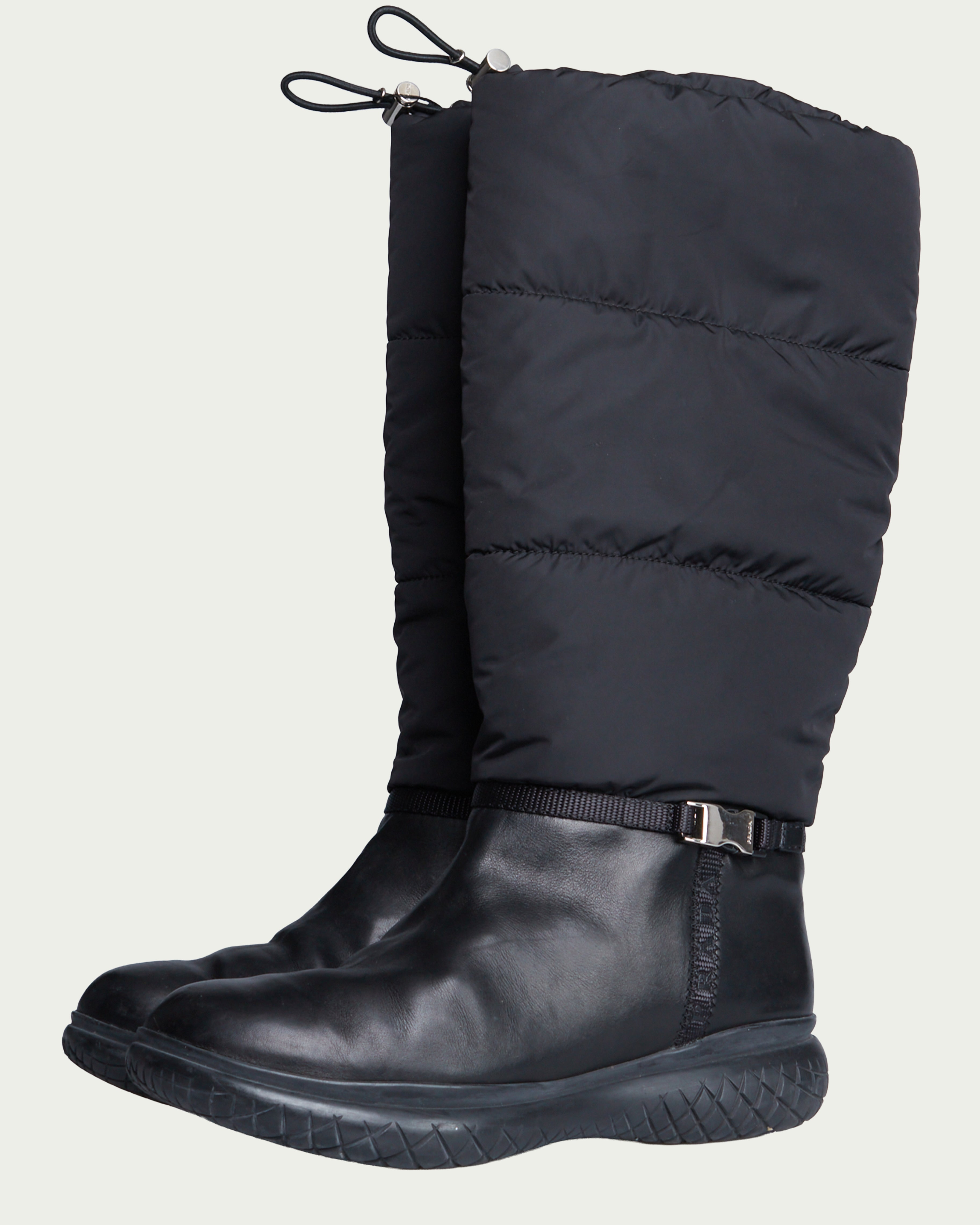 Prada F/W 1999 padded high boots