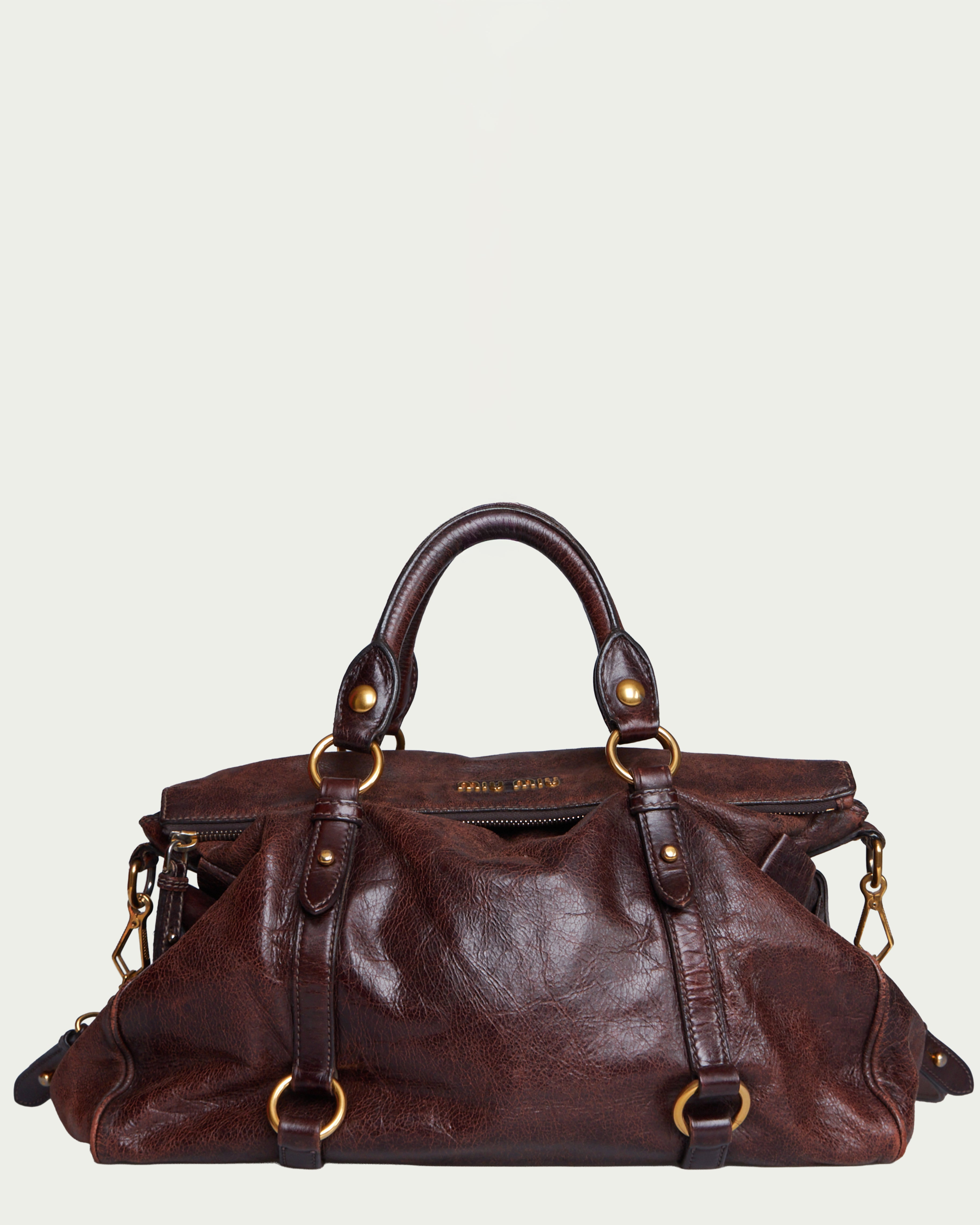 Miu Miu Vitello Lux Bow