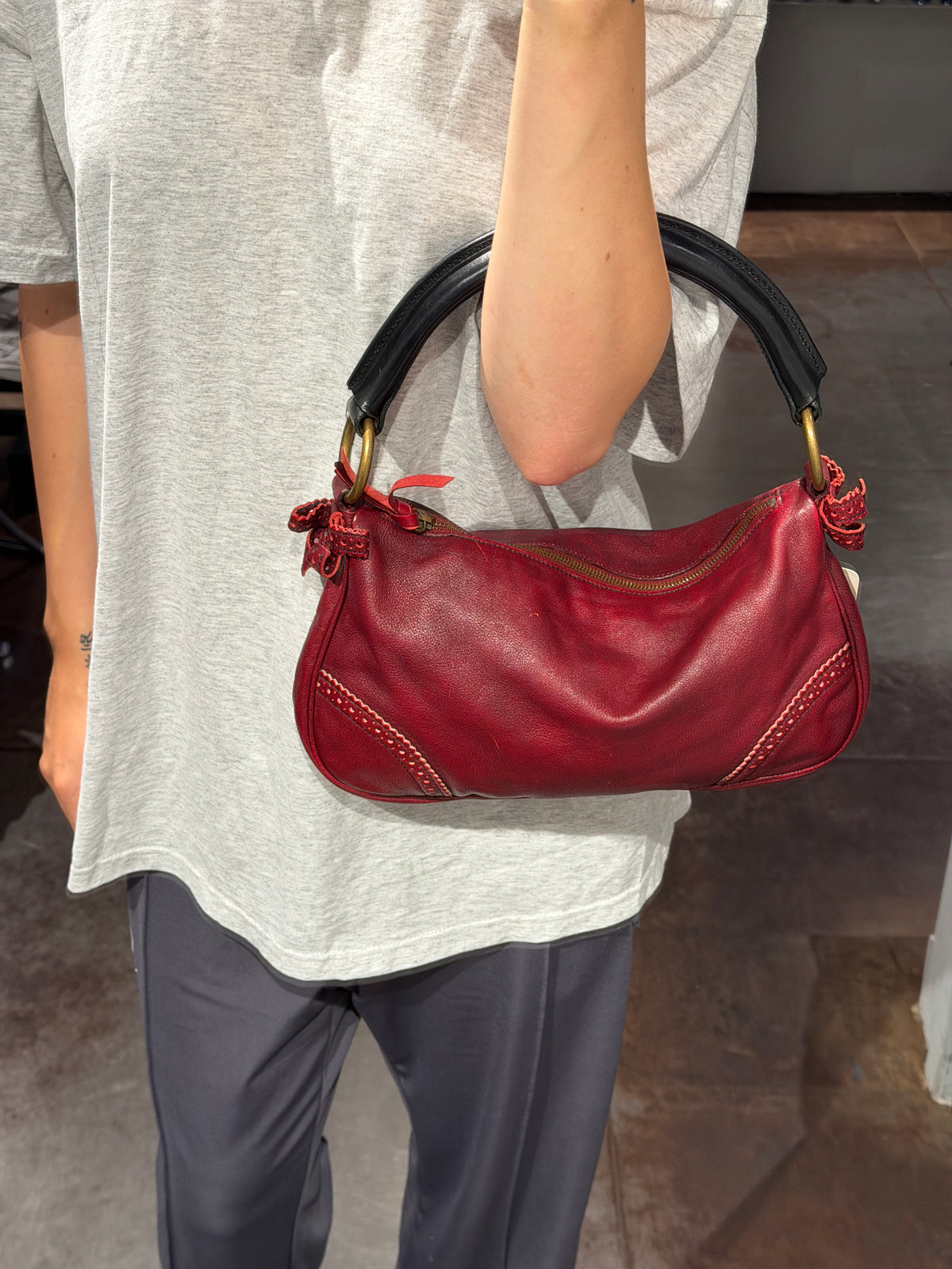 Miu Miu Leather Bauletto