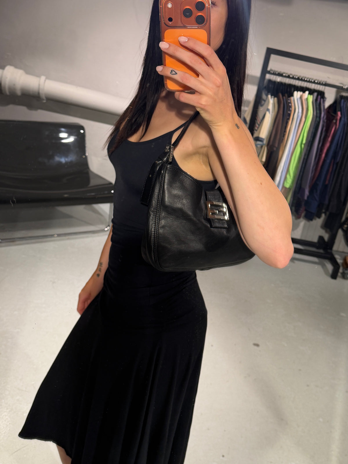 Fendi Leather Mamma Baguette
