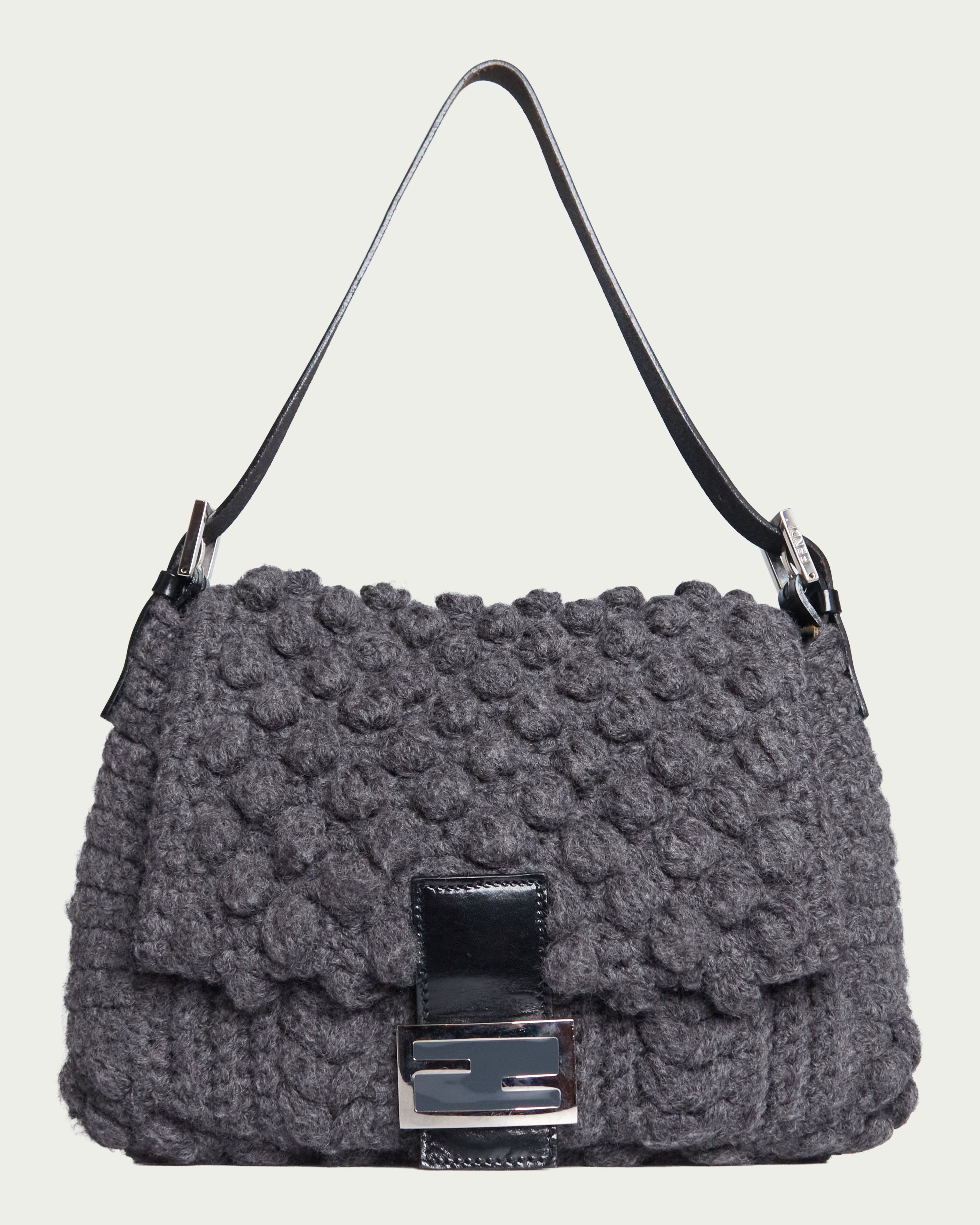 Fendi Crochet Wool Mamma Baguette