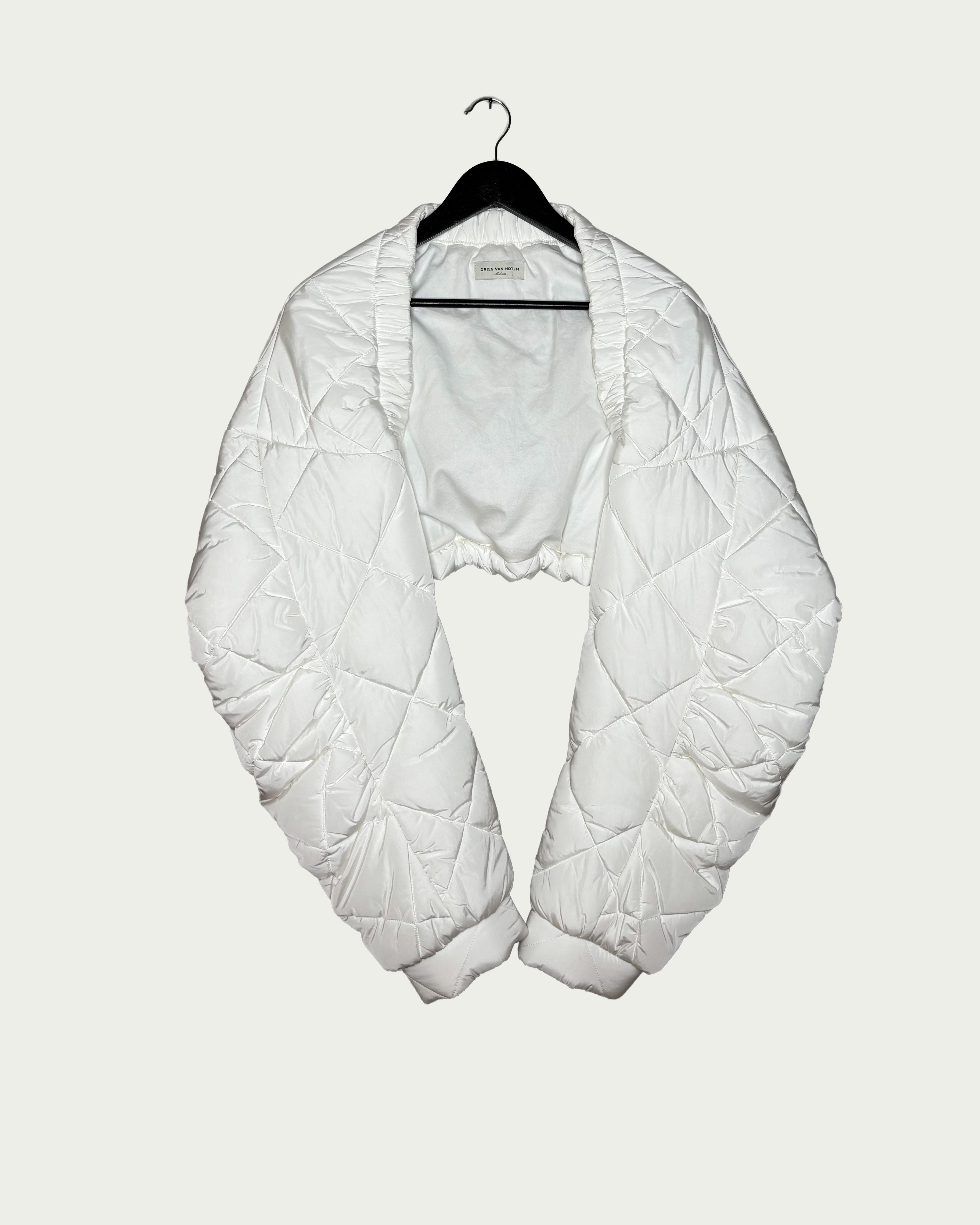 Dries Van Noten F/W 2022 White Bolero