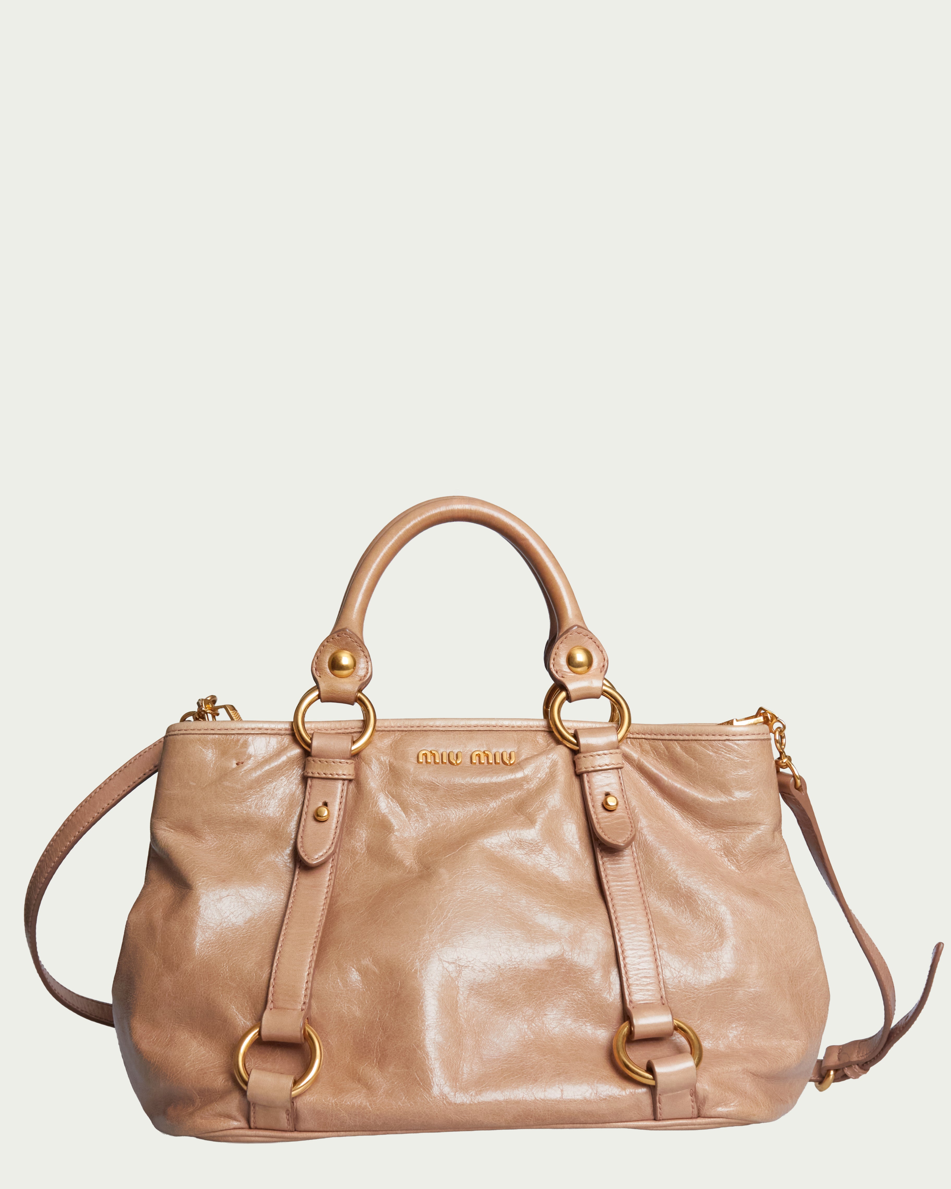 Miu Miu Vitello Lux Bow Bag