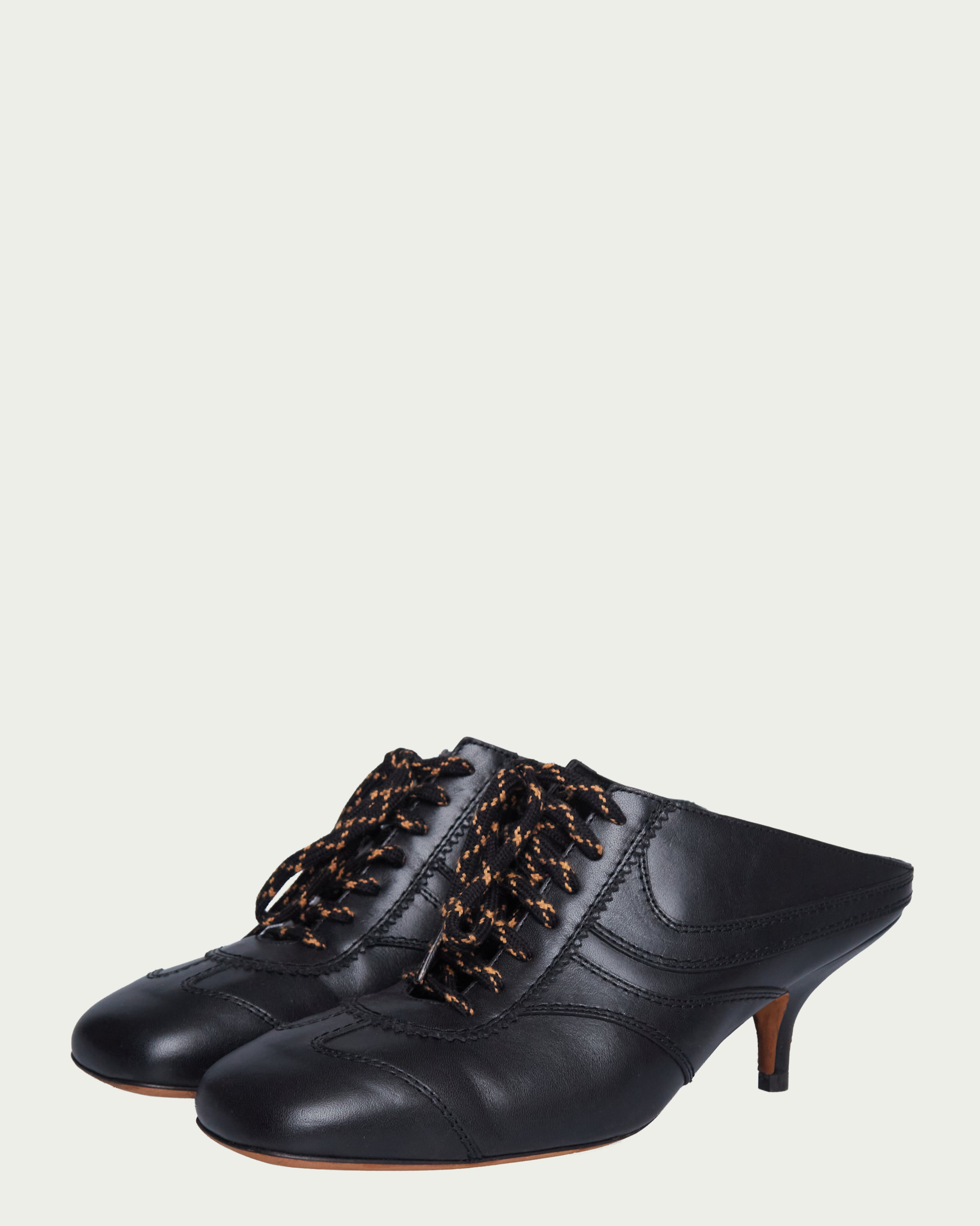 Dries van Noten leather slip-on mules