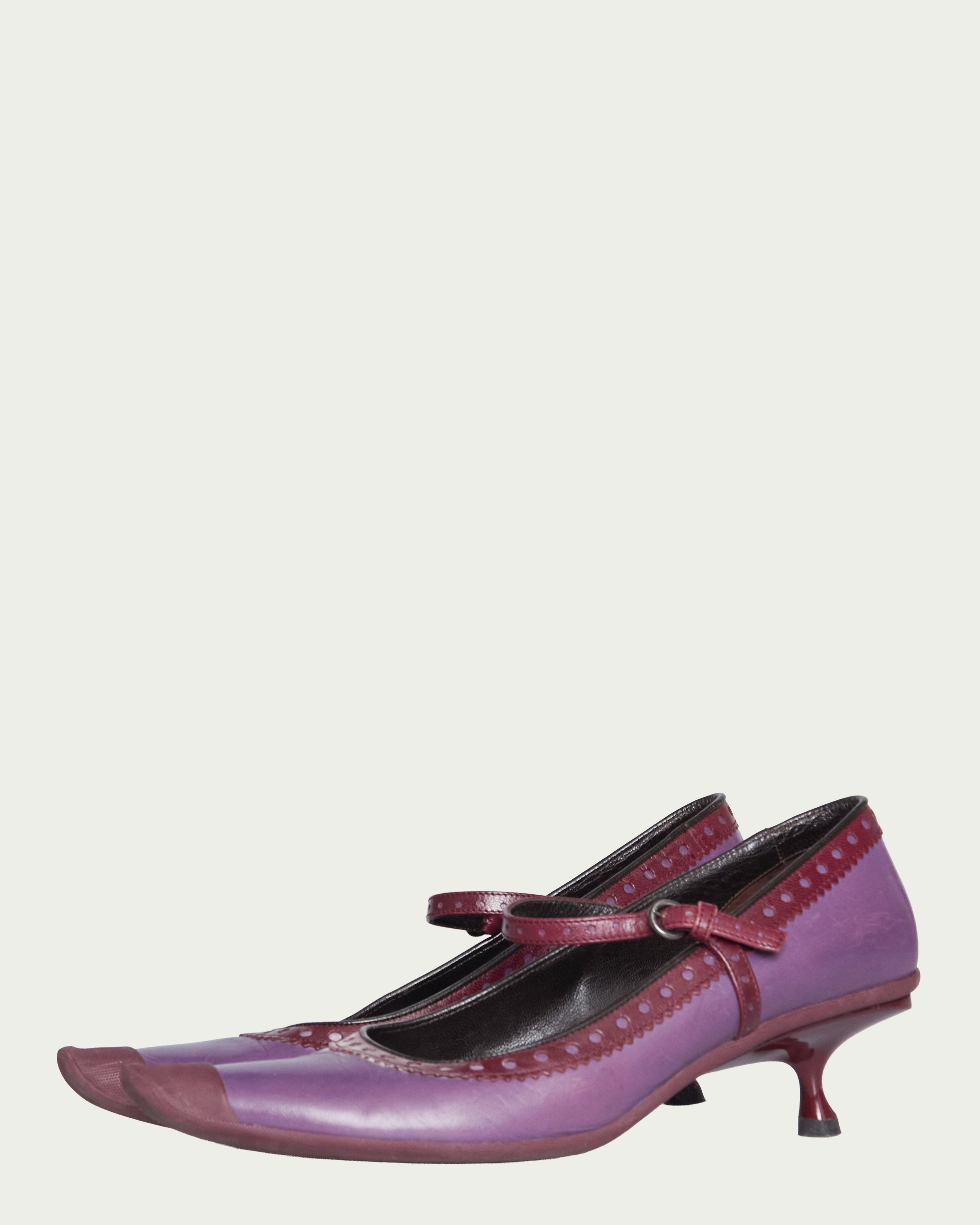 Miu Miu mary jane leather kitten heels