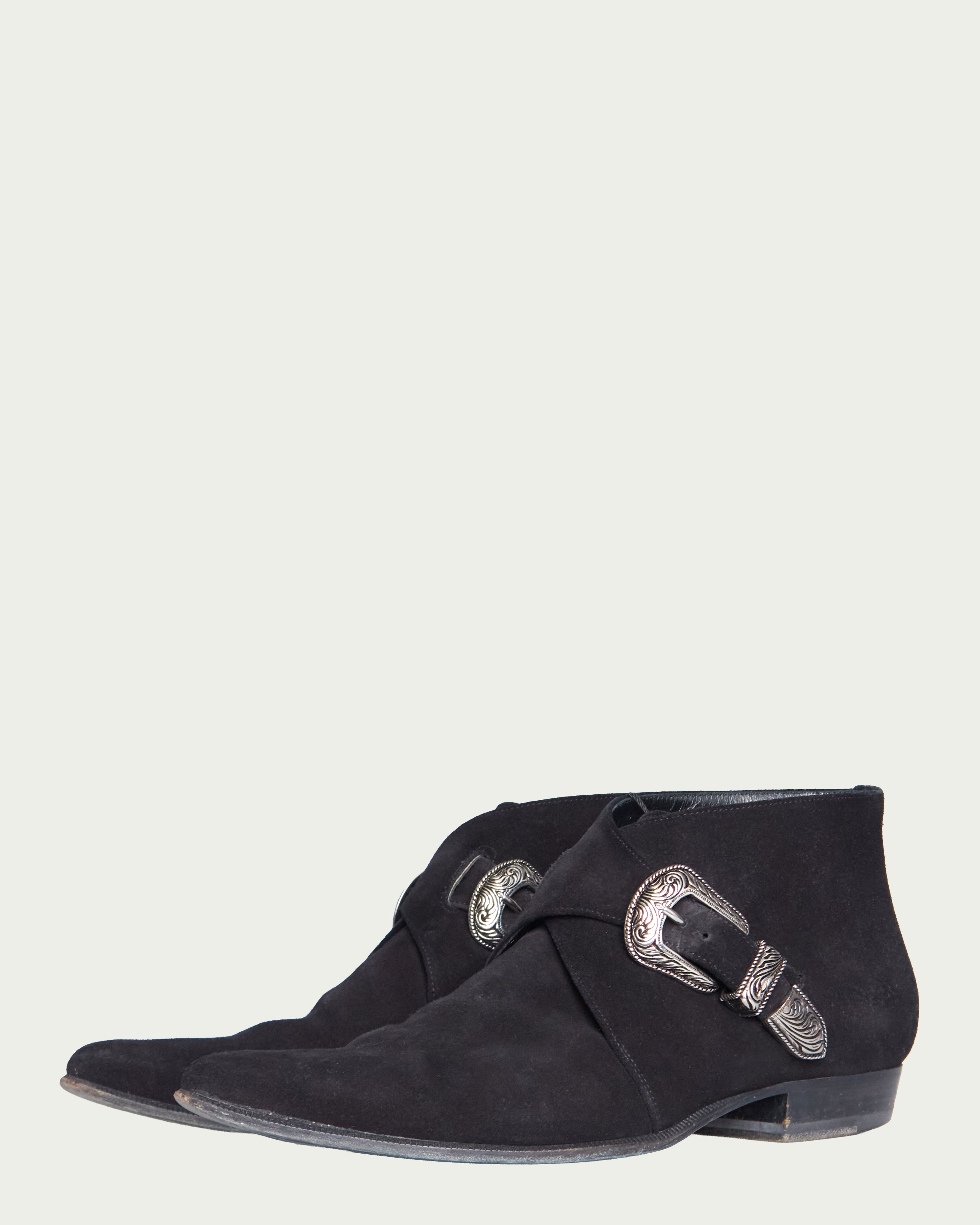 Saint Laurent Western Duckies jodhpur ankle boots