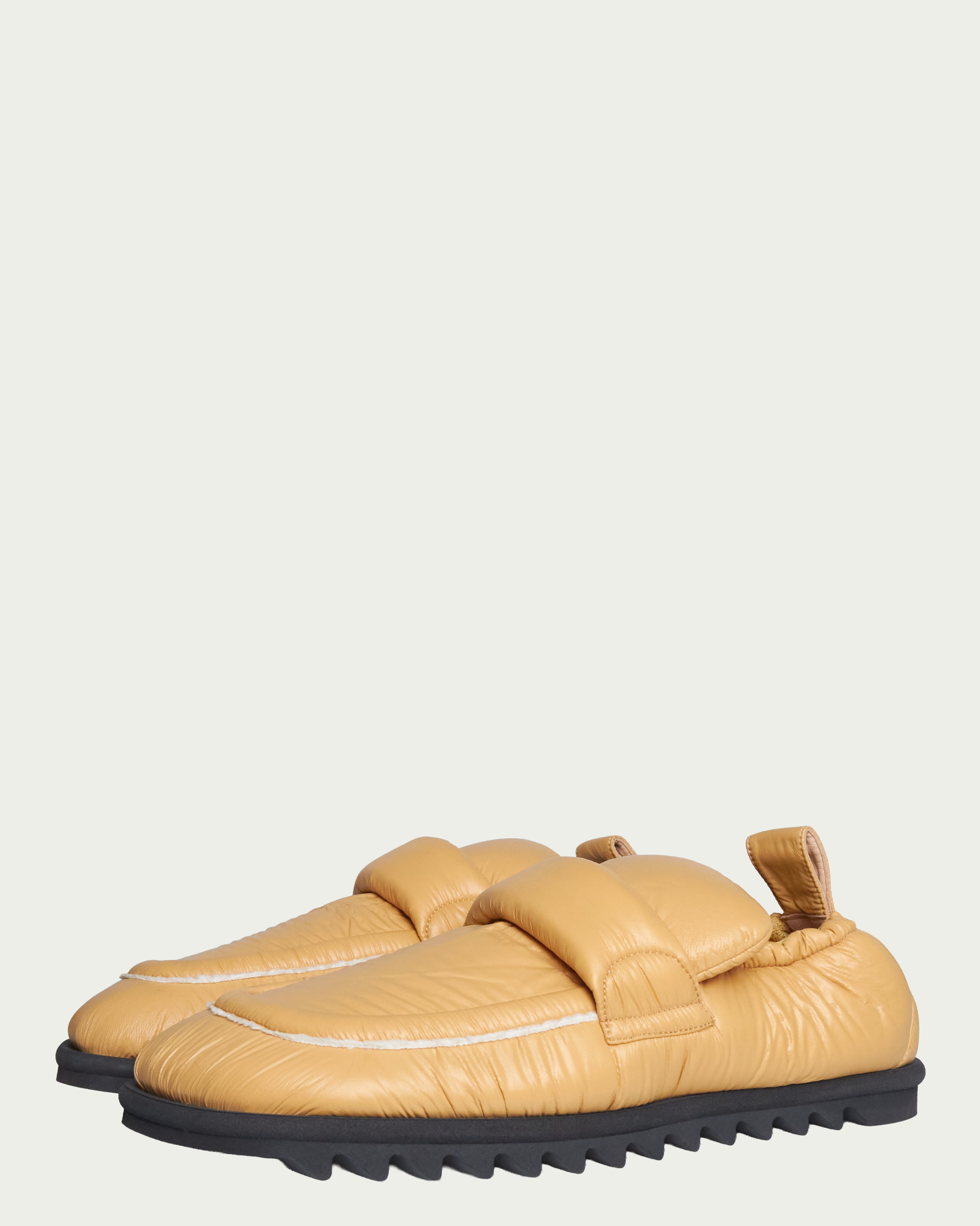 Dries Van Noten nylon padded loafers