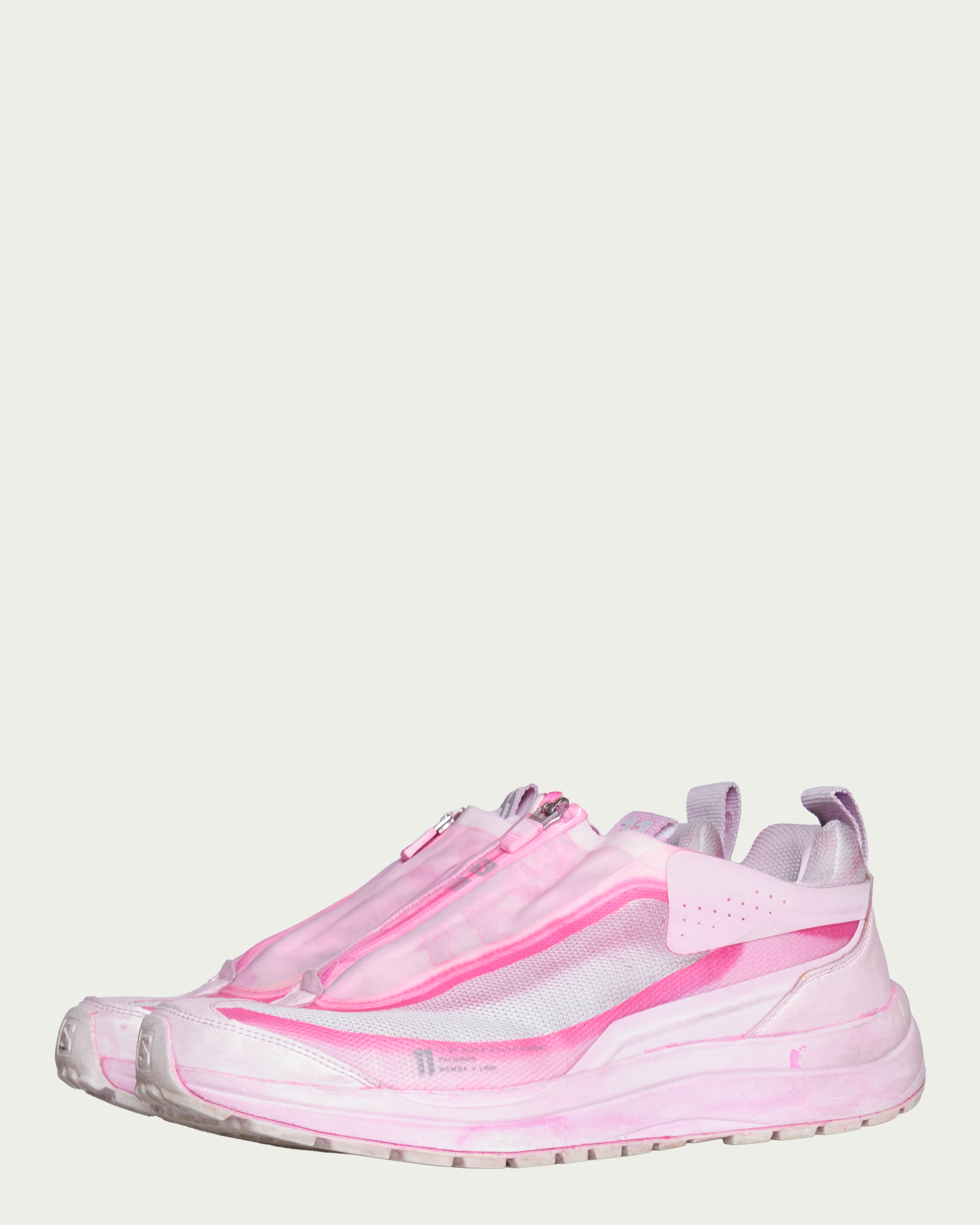 11 by Boris Bidjan Saberi Pink Salomon Edition Bamba 2 Low-Top