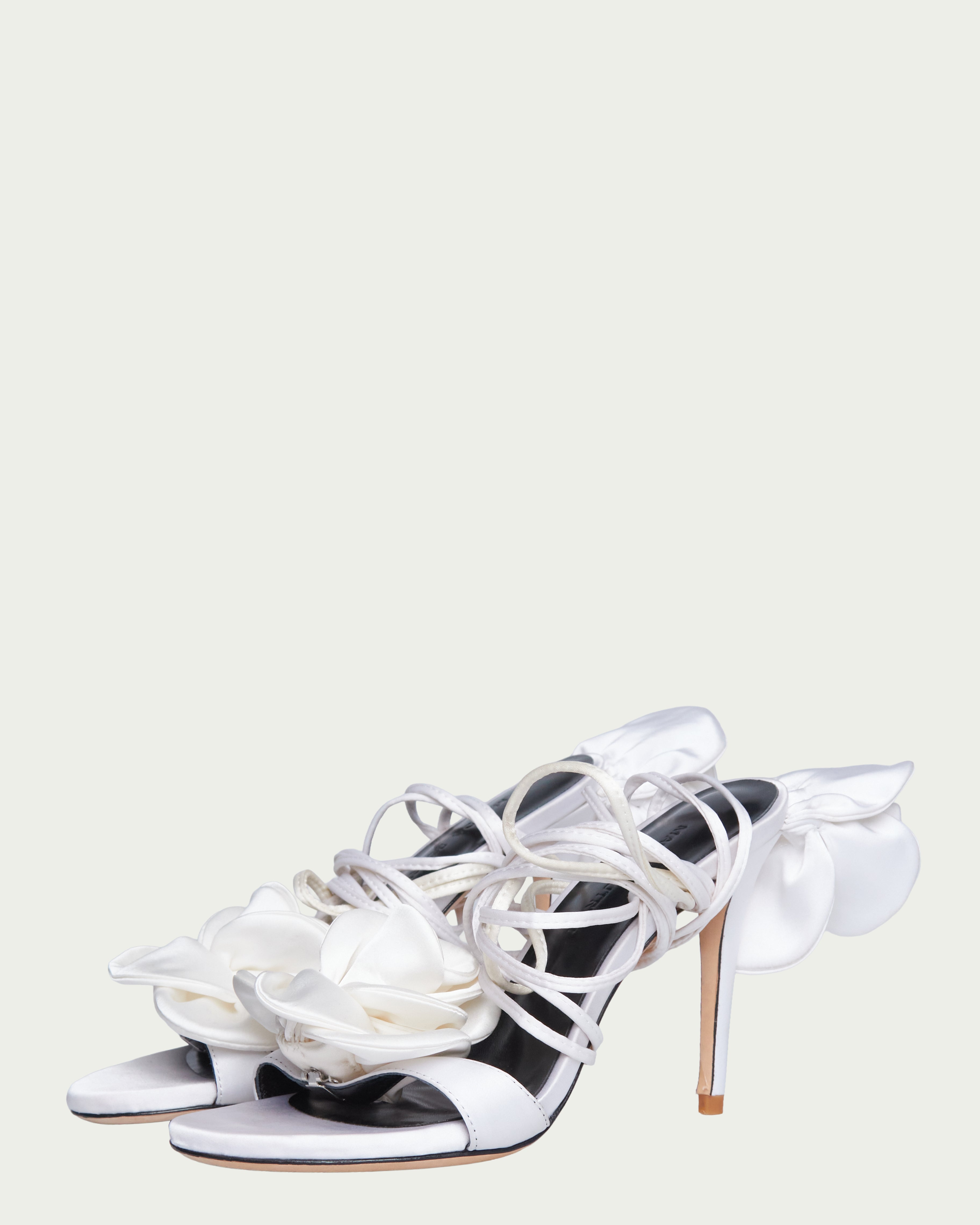 Magda Butrym double flower heel