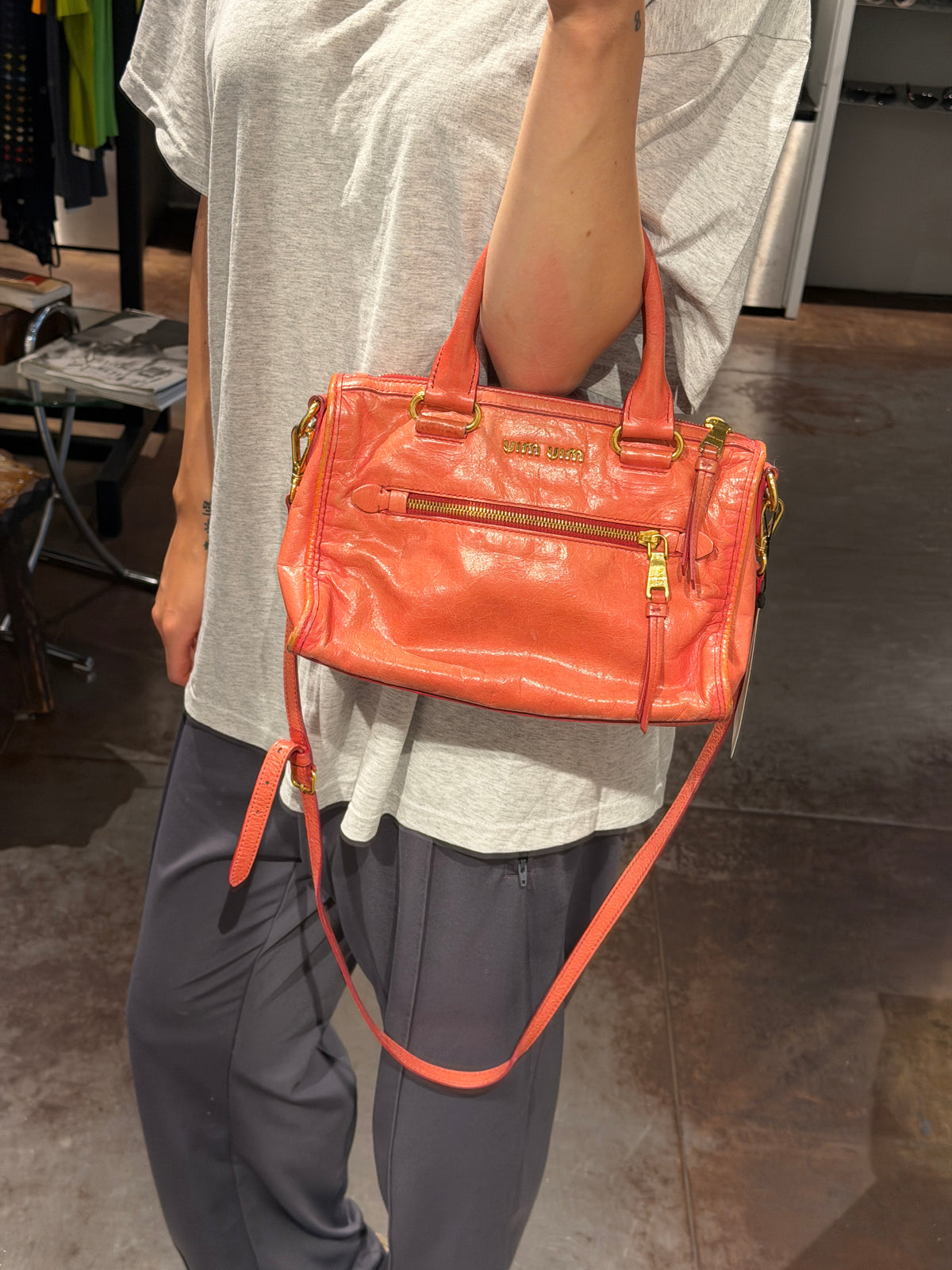 Miu Miu Vitello Shine