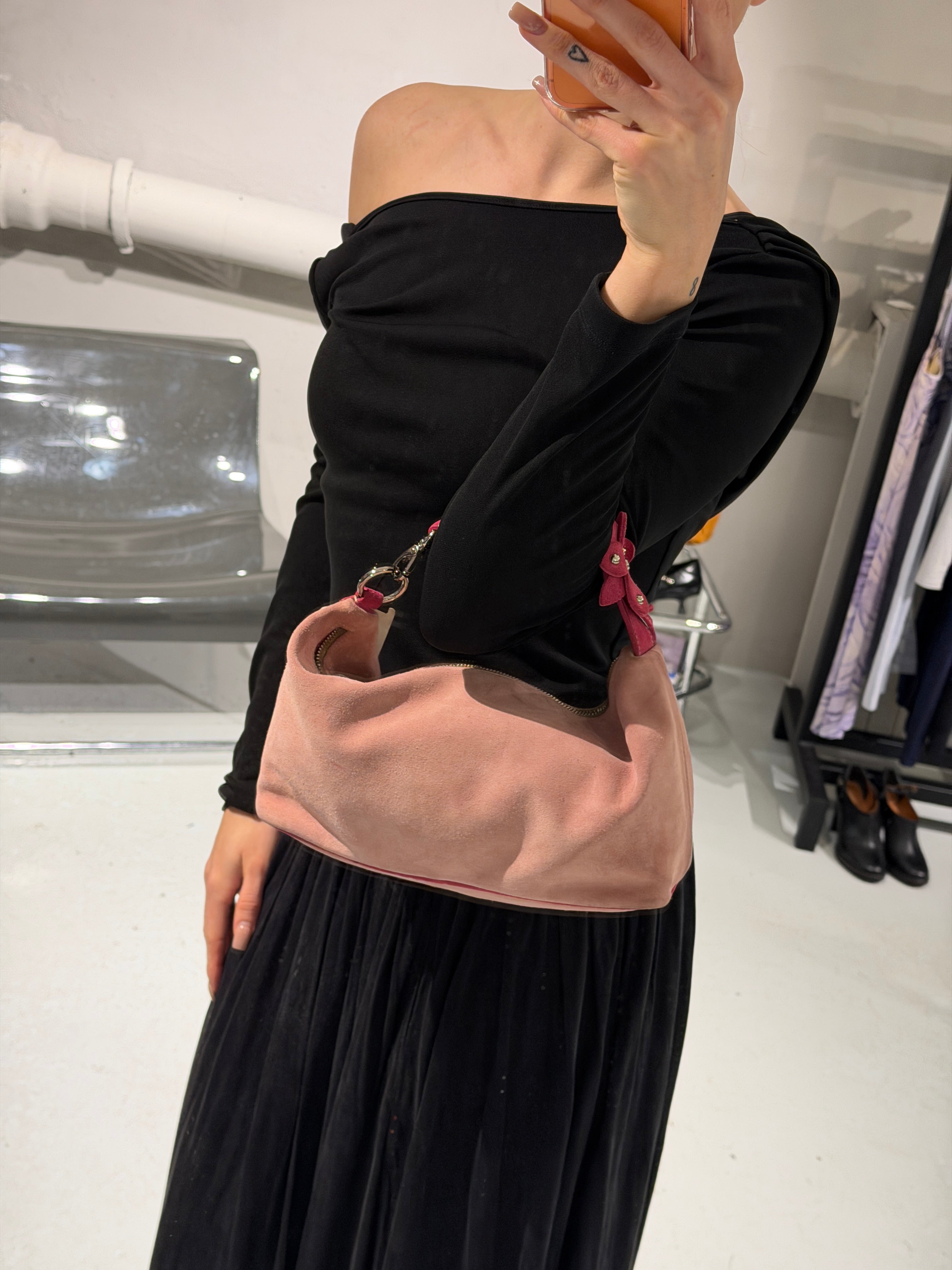 Miu Miu Suede Hobo Bag